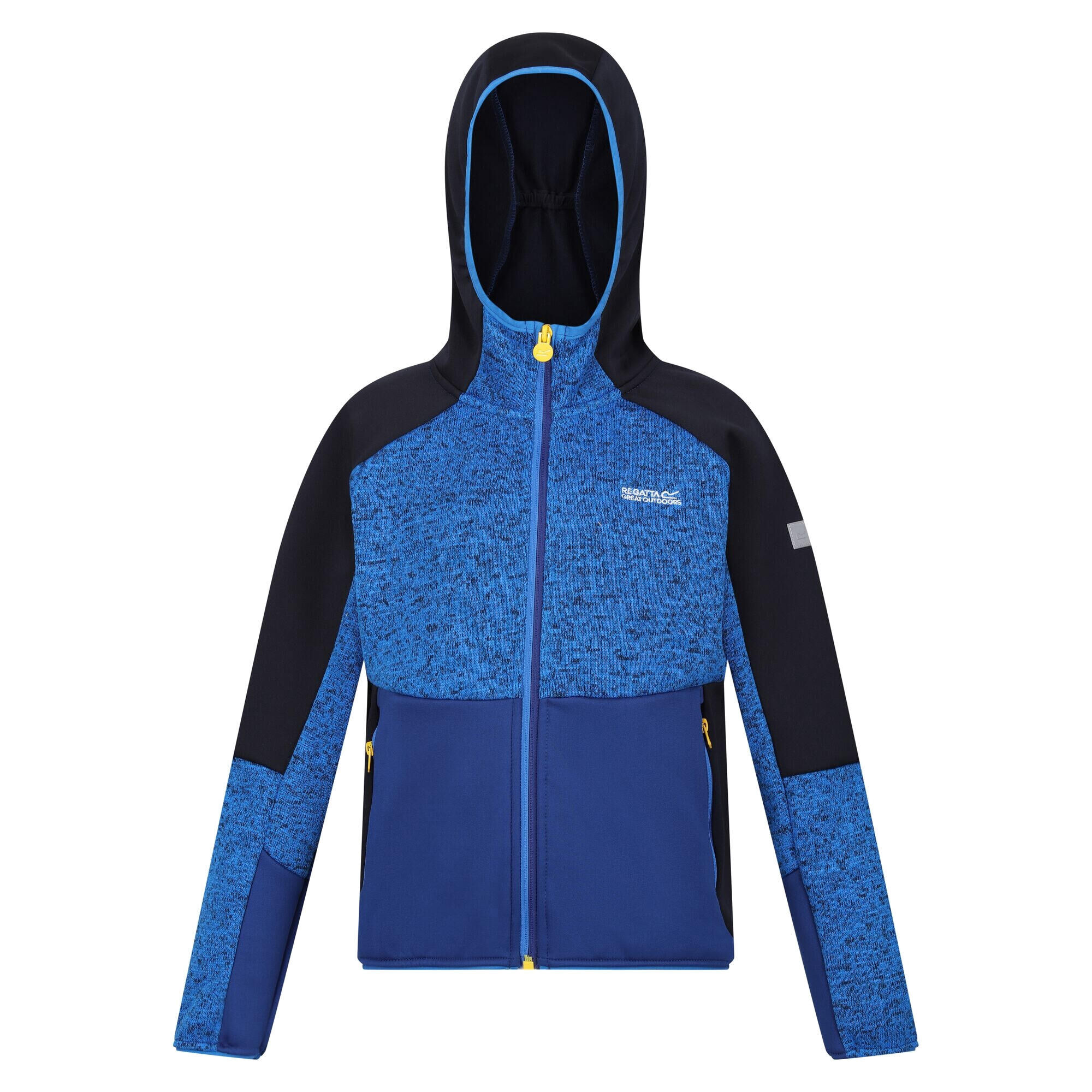 REGATTA Childrens/Kids Dissolver VII Full Zip Fleece Jacket (Strong Blue/Navy)