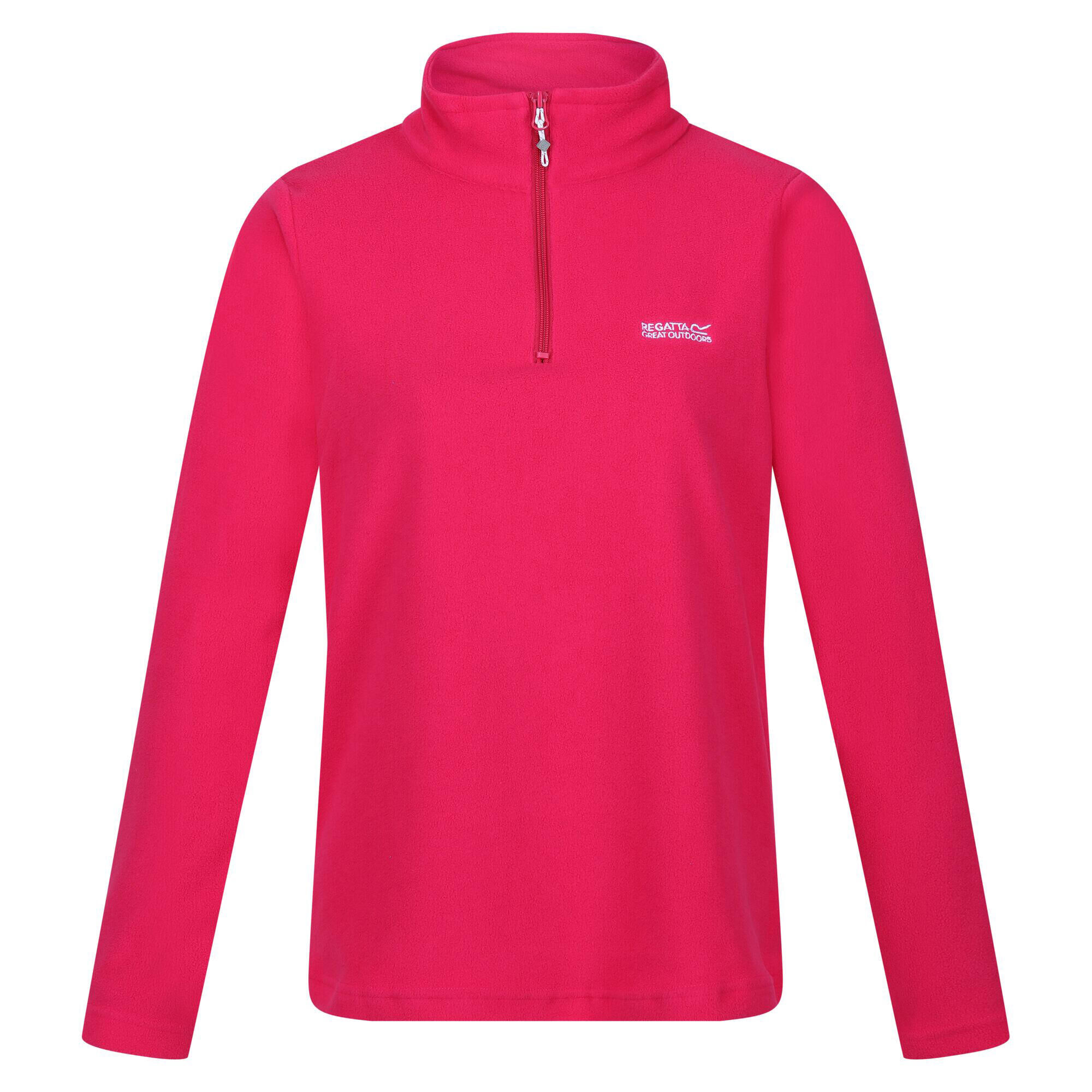 REGATTA Great Outdoors Womens/Ladies Sweetheart 1/4 Zip Fleece Top (Pink Potion)