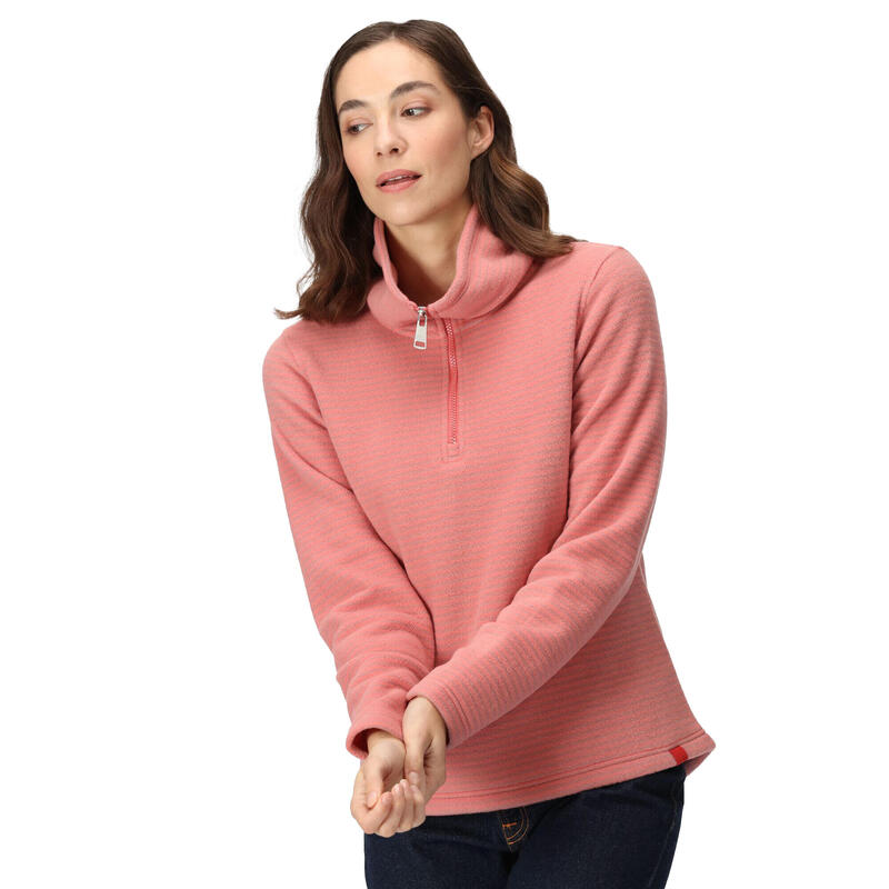 Dames Solenne Fleece (Mineraal Rood)