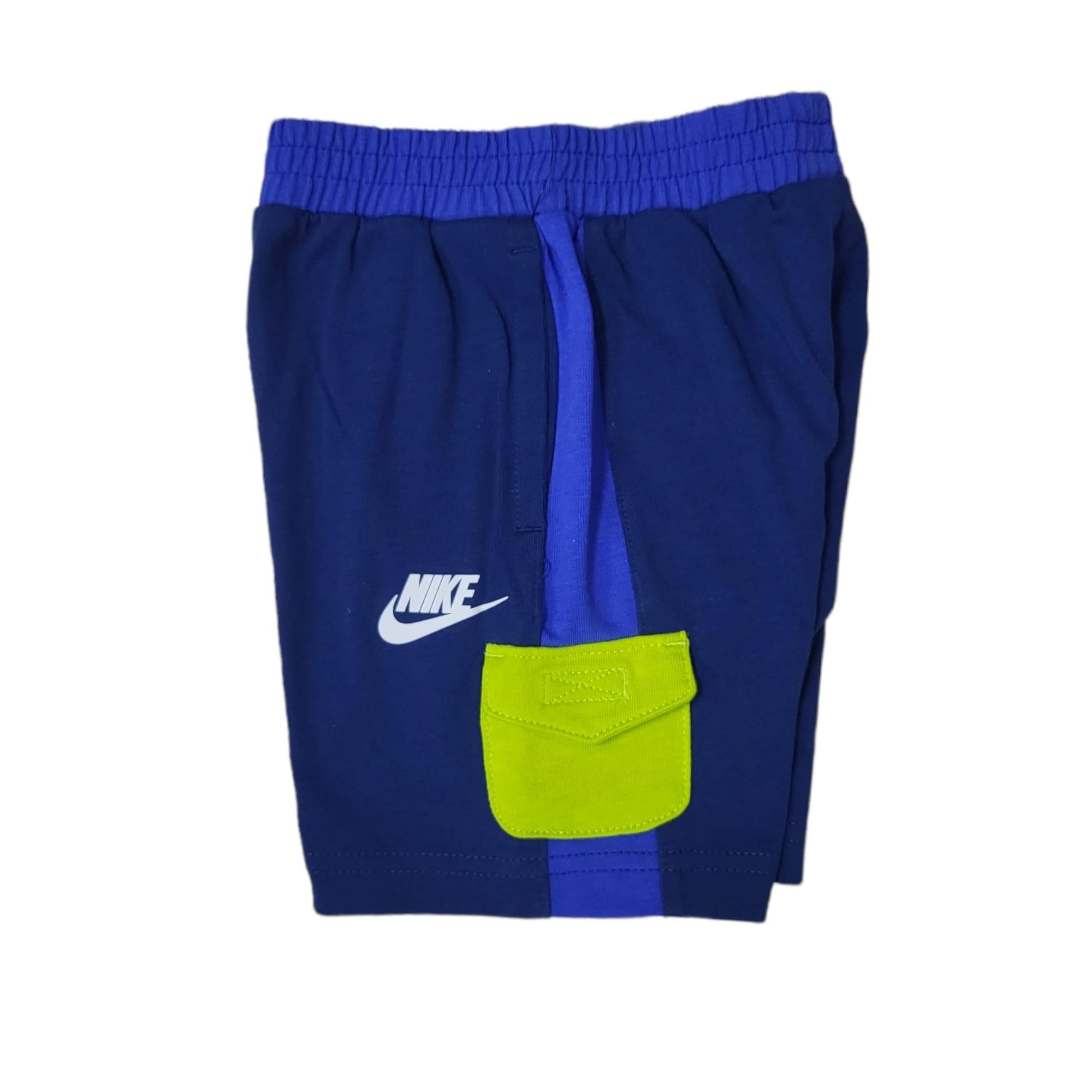 Pantaloncino bambino nike nsw lil fruits blu in poliestere 3/3