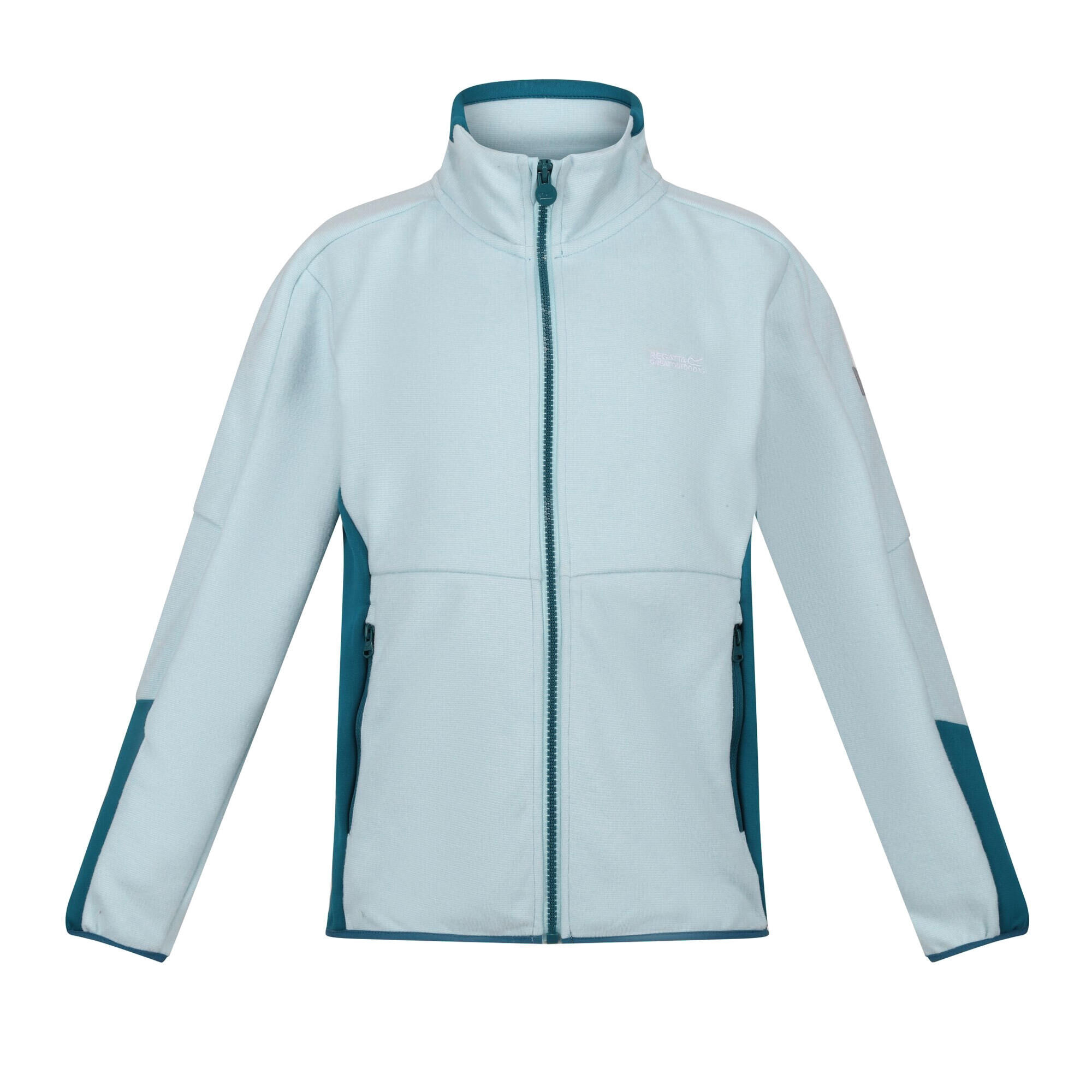 REGATTA Childrens/Kids Highton IV Full Zip Fleece Jacket (Sea Haze/Gulfstream)