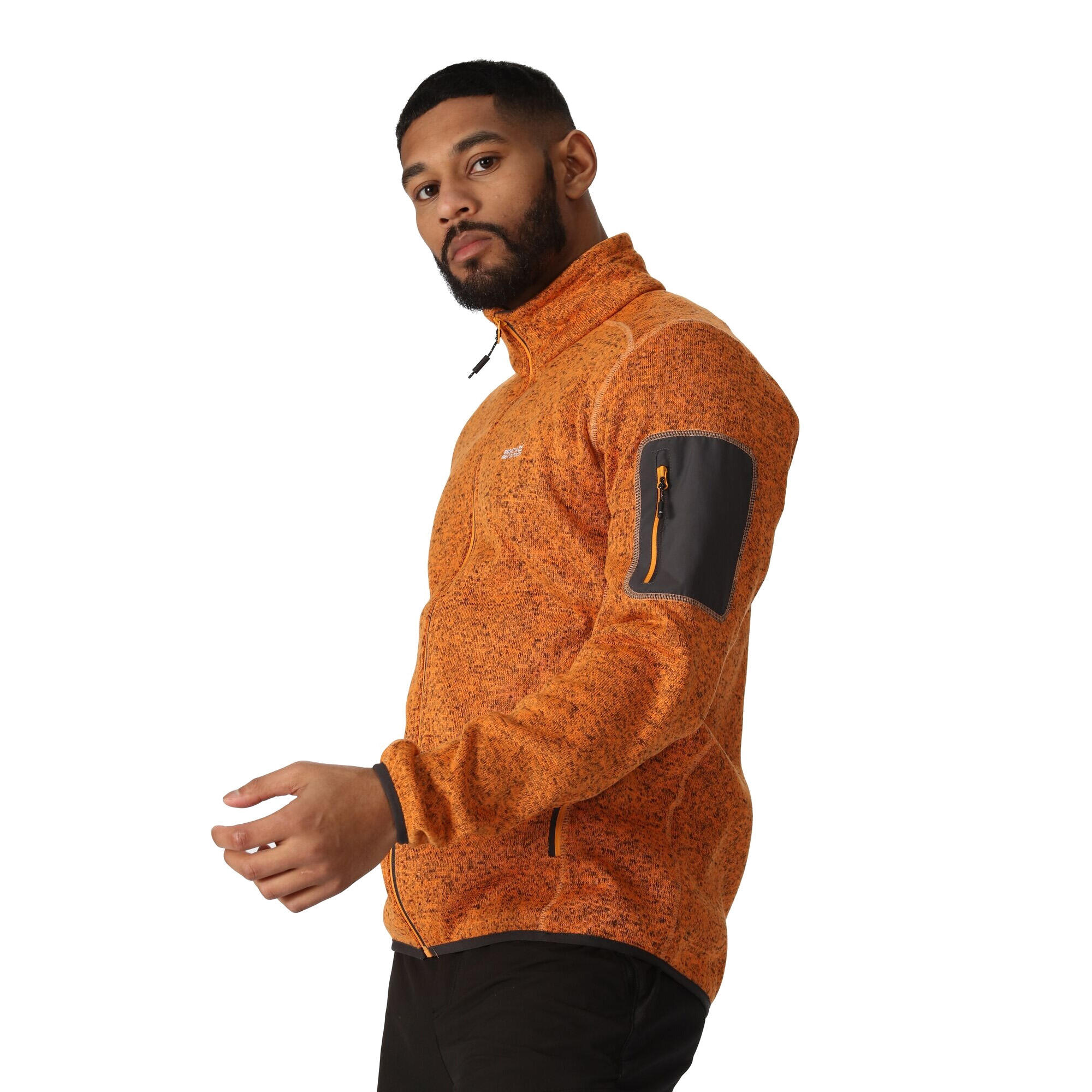 NEWHILL Men's fleece jacket (Orange)