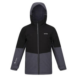 Chaqueta Impermeable Highton IV para Niños/Niñas Negro, Gris Seal