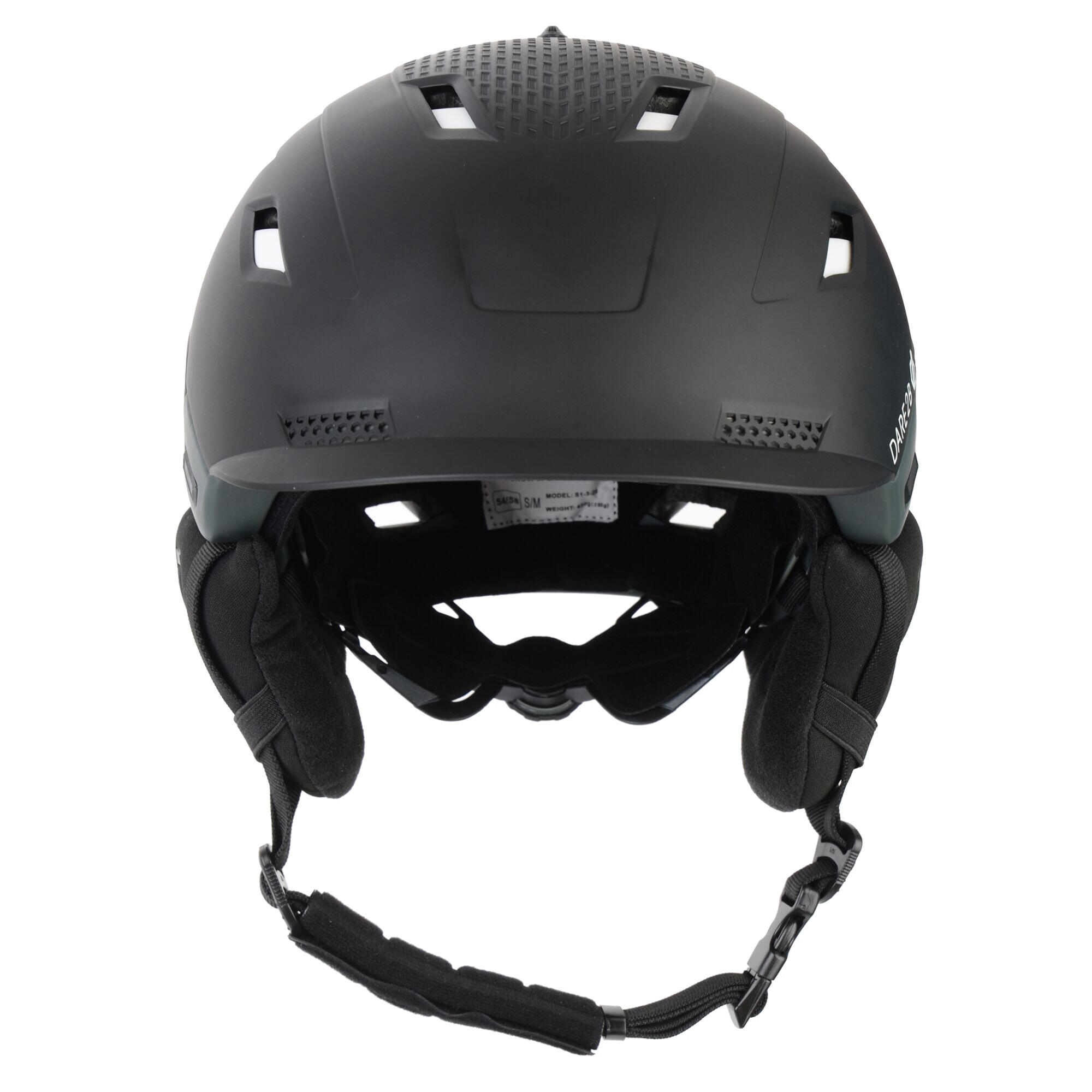 Unisex Adult Glaciate V2 Ski Helmet (Black) 1/5