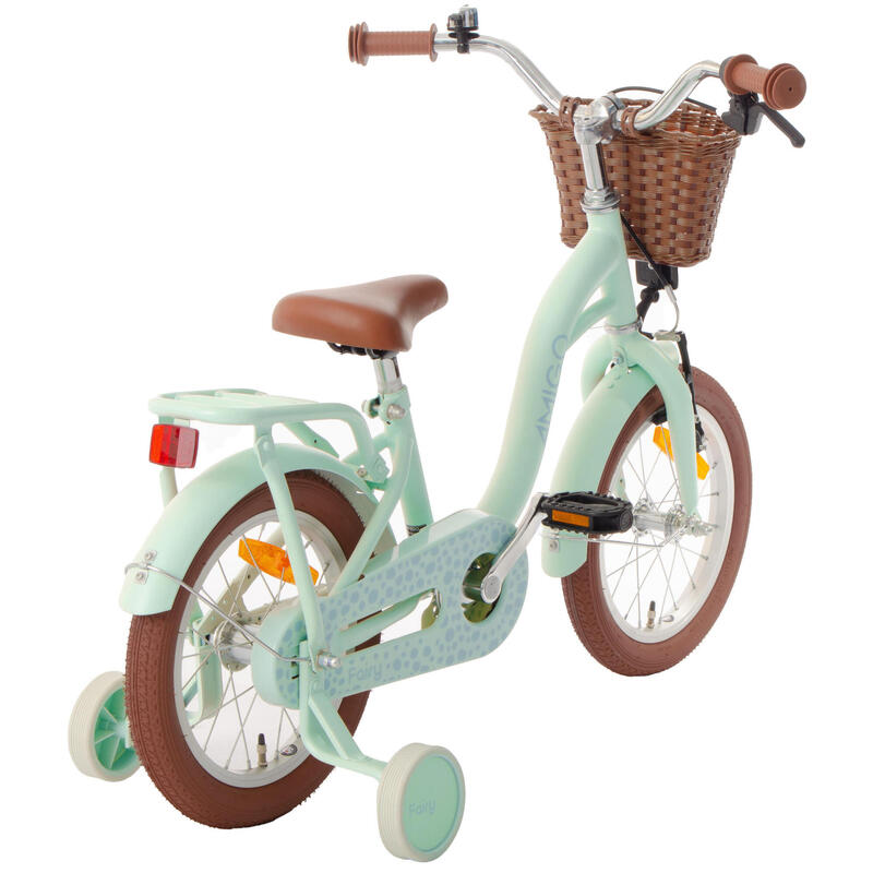 AMIGO Vélo fille Fairy 14 Pouces Fille Frein à rétropédalage Vert-menthe