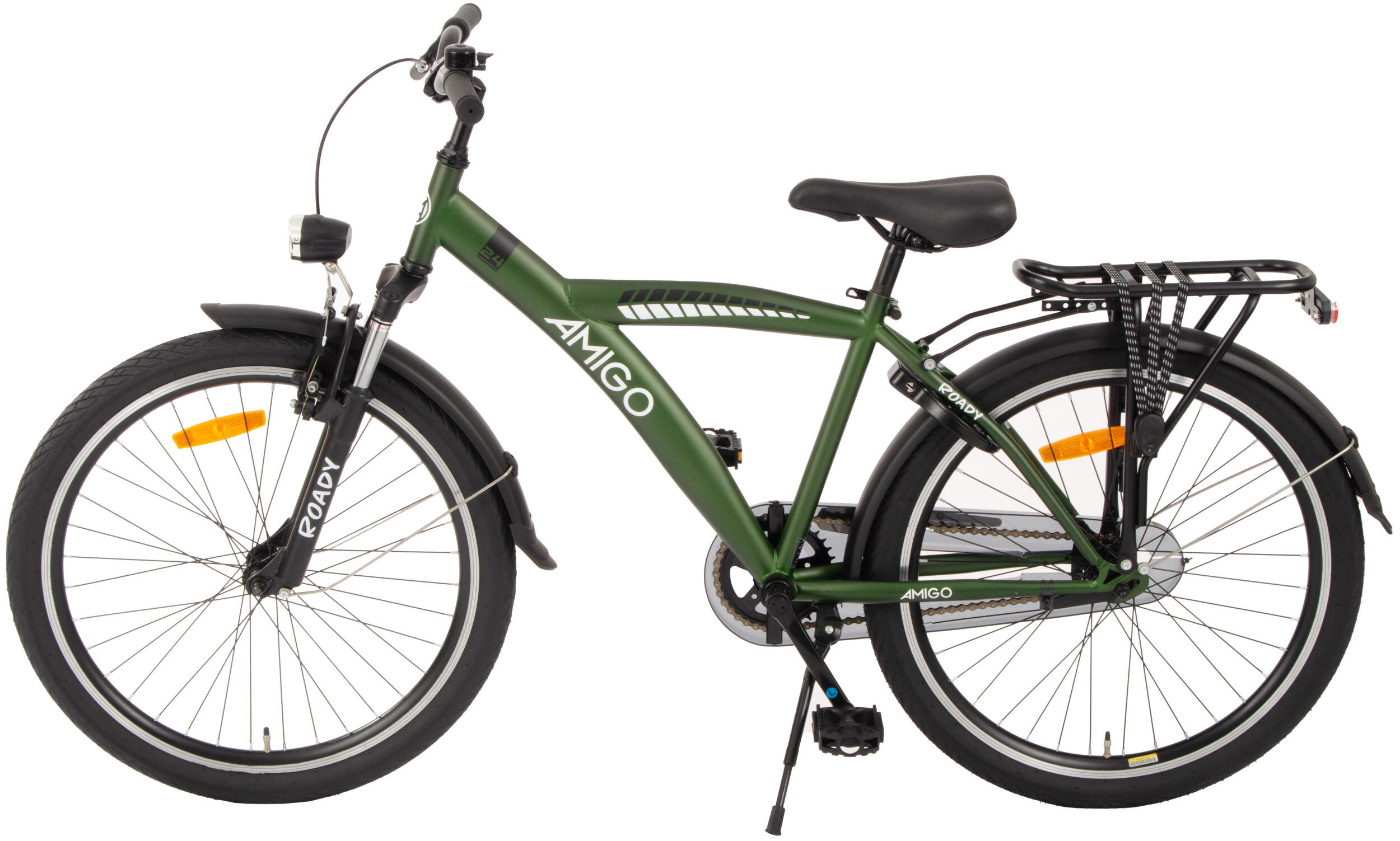 AMIGO Jongensfiets Roady 24 Inch Jongens Terugtraprem Groen 3/7