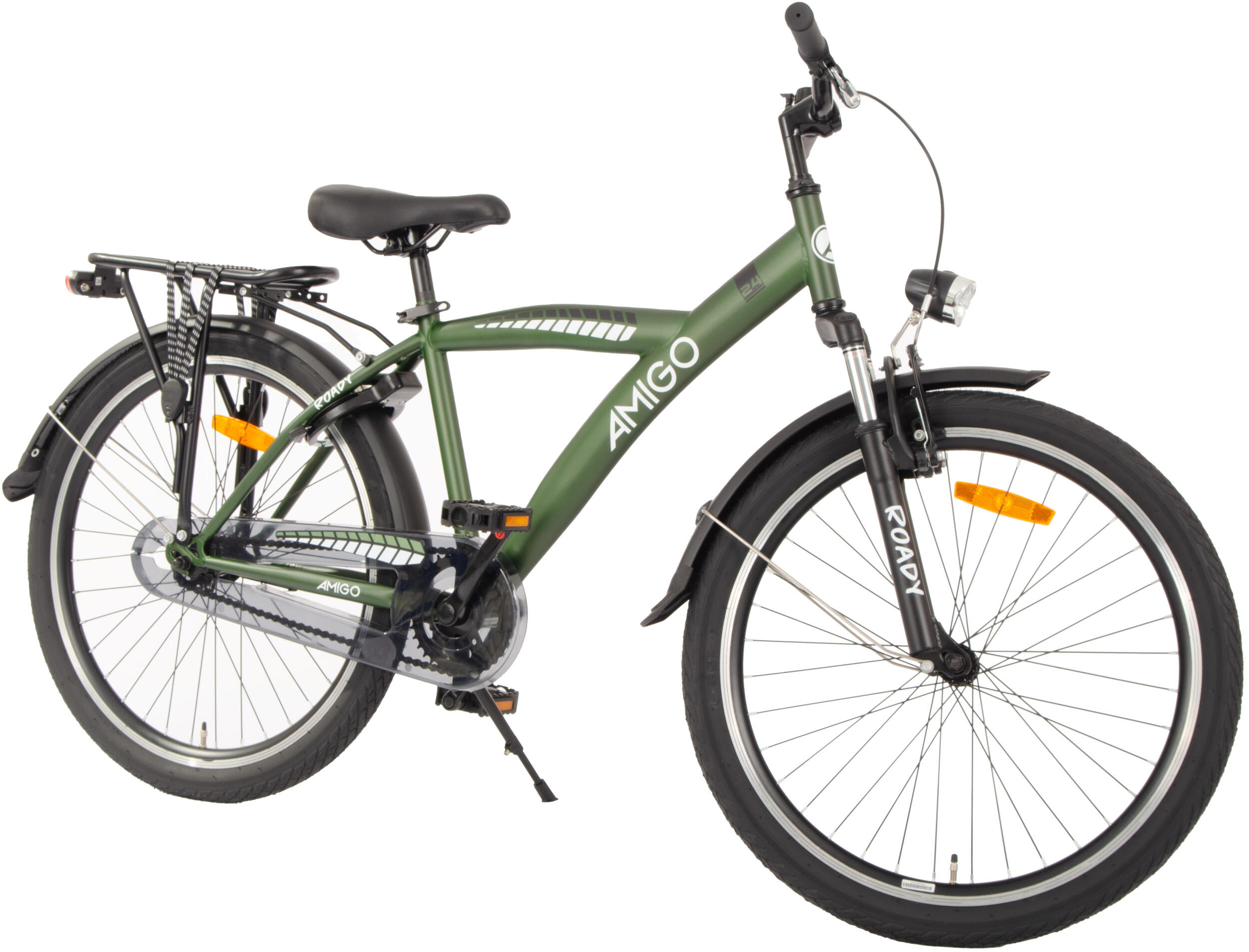 AMIGO Jongensfiets Roady 24 Inch Jongens Terugtraprem Groen 5/7