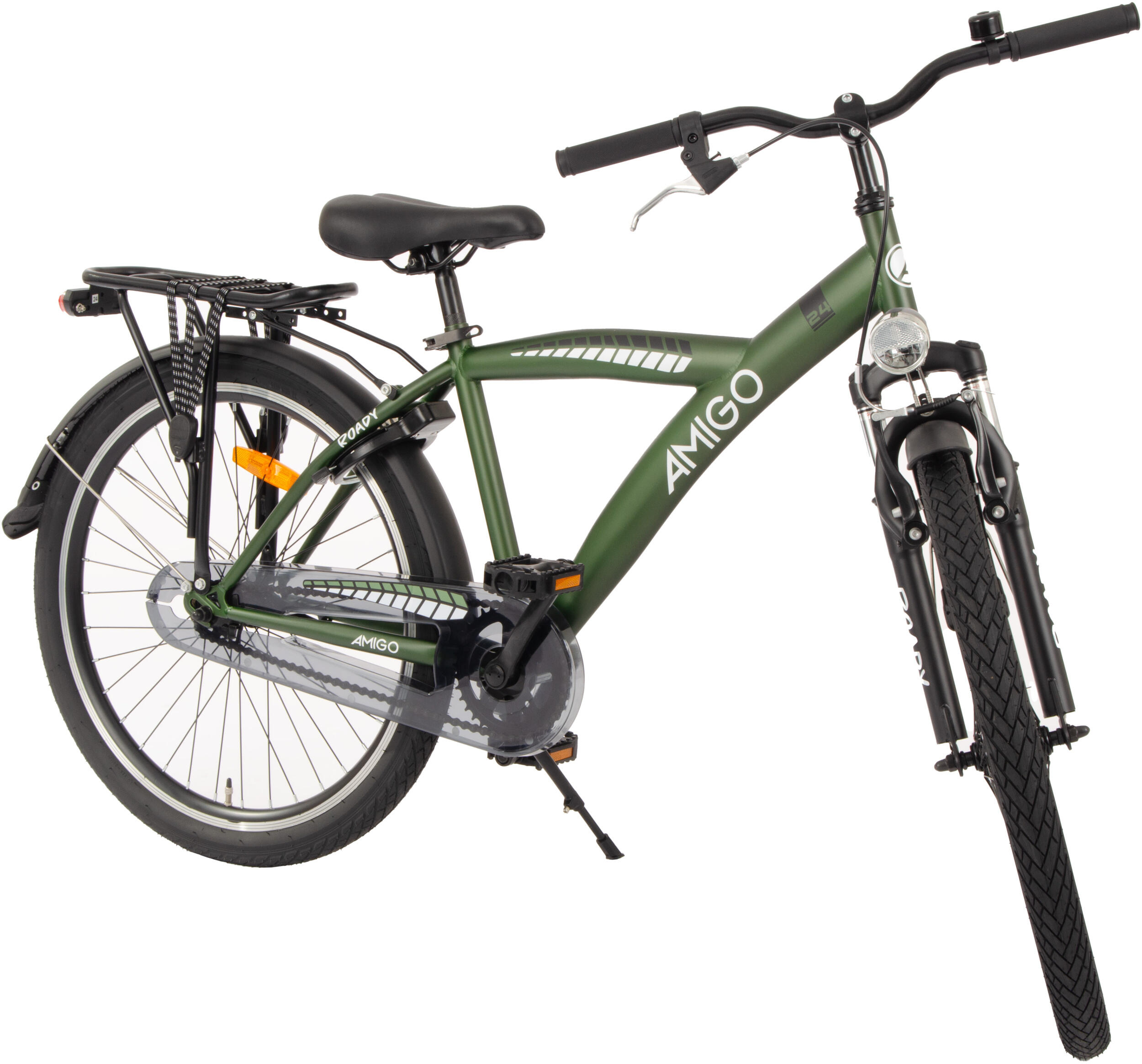 AMIGO Jongensfiets Roady 24 Inch Jongens Terugtraprem Groen 4/7