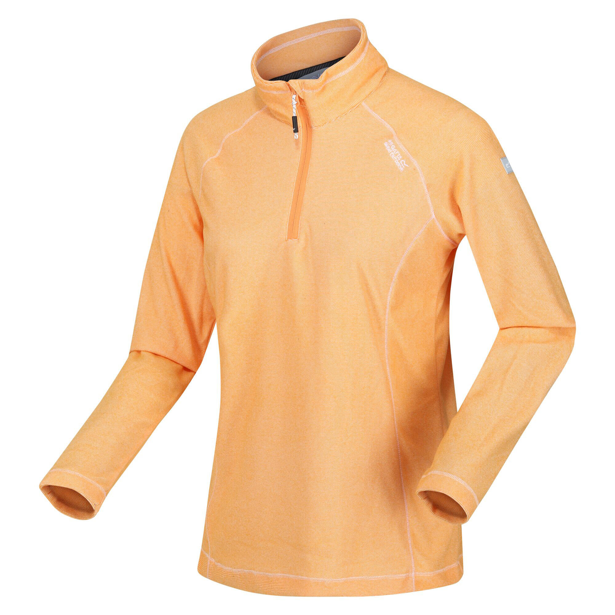 Great Outdoors Womens/Ladies Montes Half Zip Fleece Top (Apricot Crush) 3/4