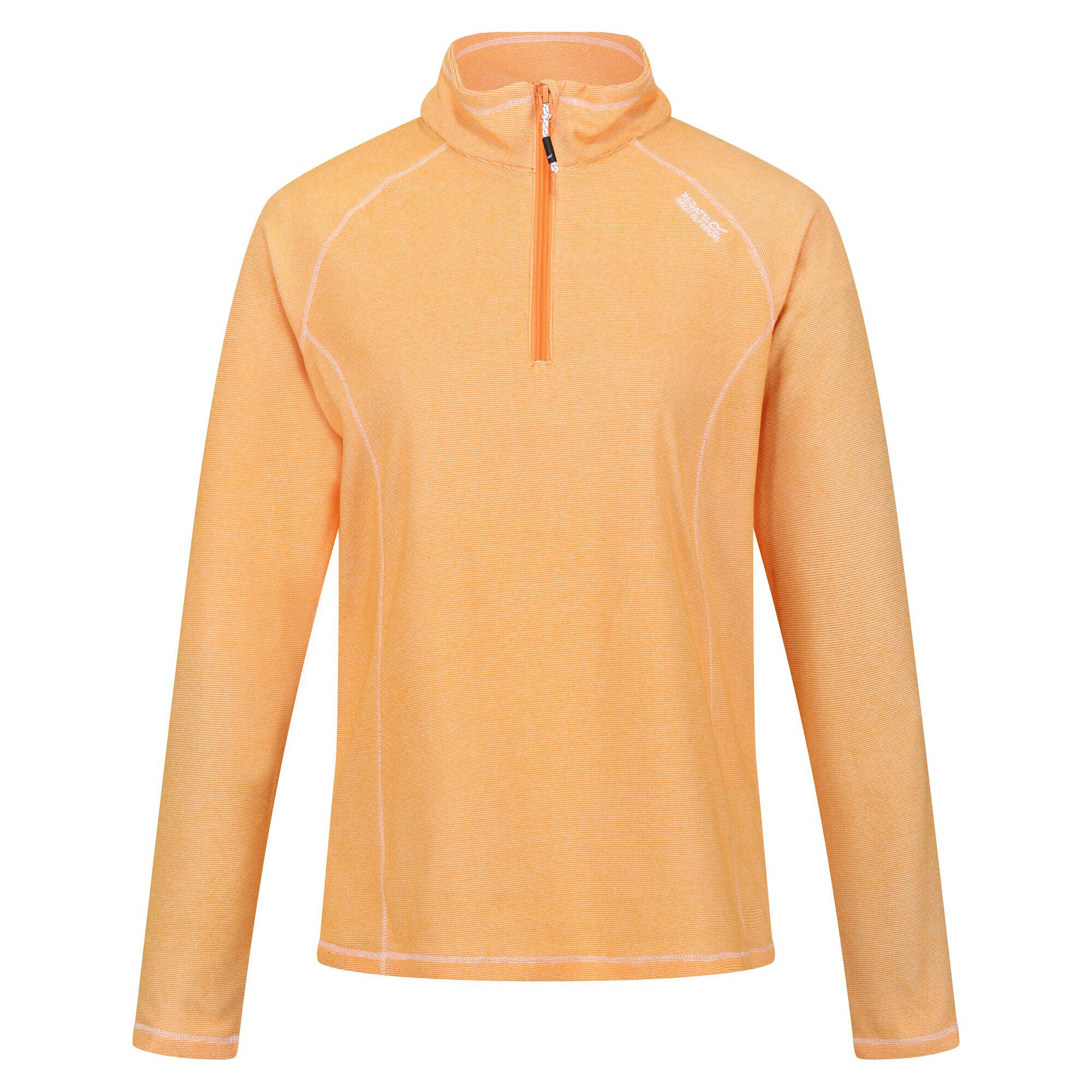 Great Outdoors Womens/Ladies Montes Half Zip Fleece Top (Apricot Crush) 1/4