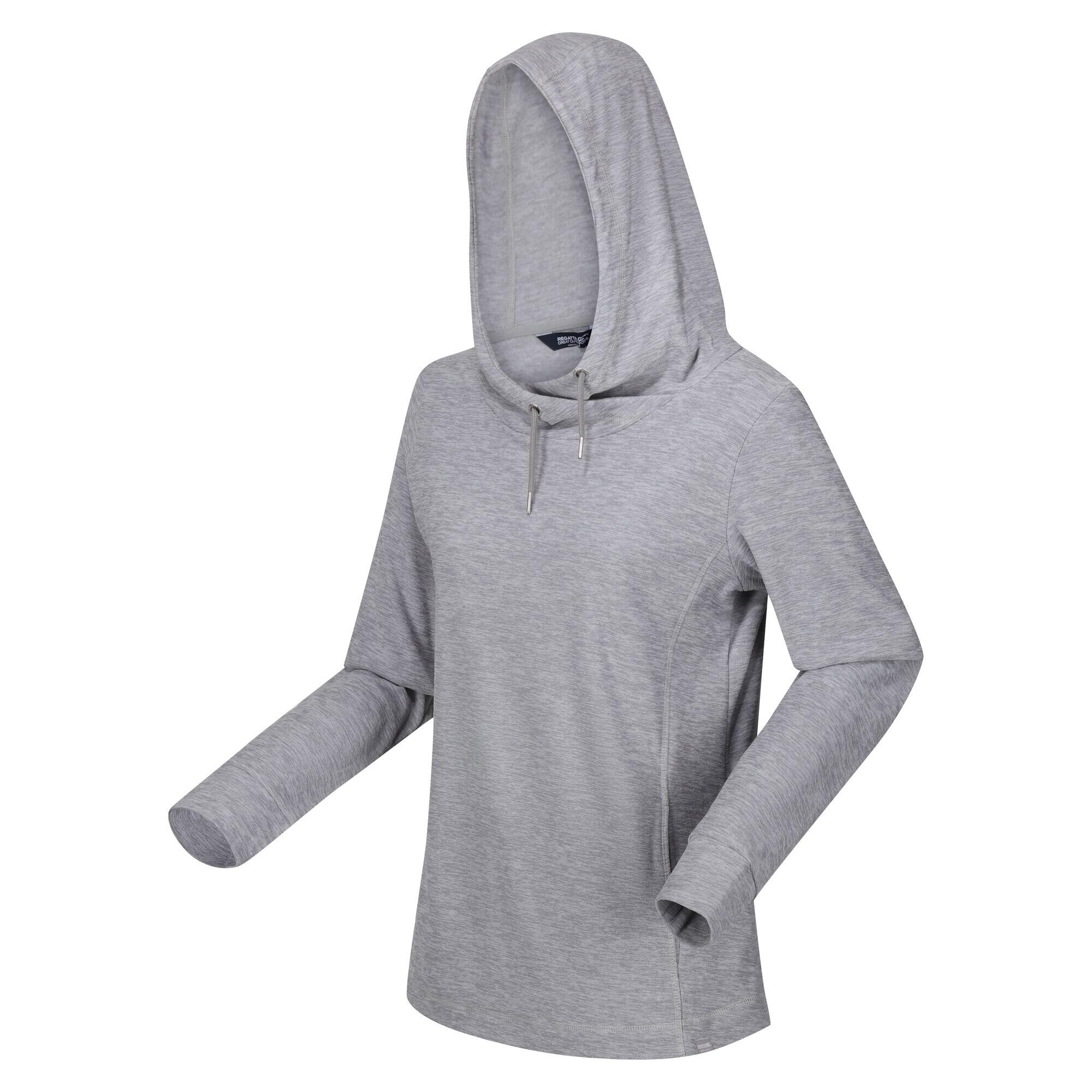 Womens/Ladies Kizmit II Fleece Top (Silver Grey Marl) 3/4