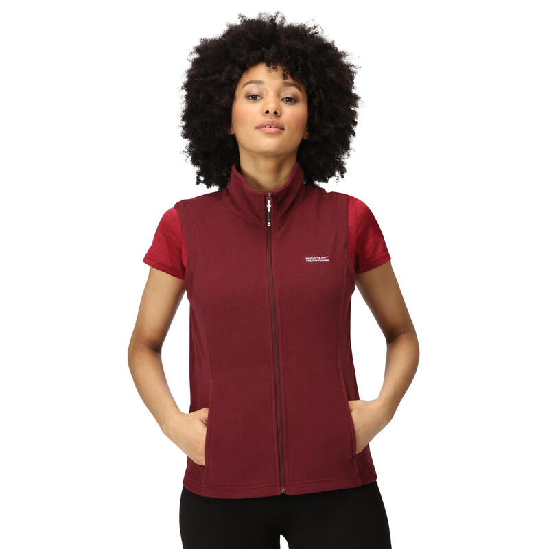 veste polaire sans manches SWEETNESS Femme (Bordeaux)