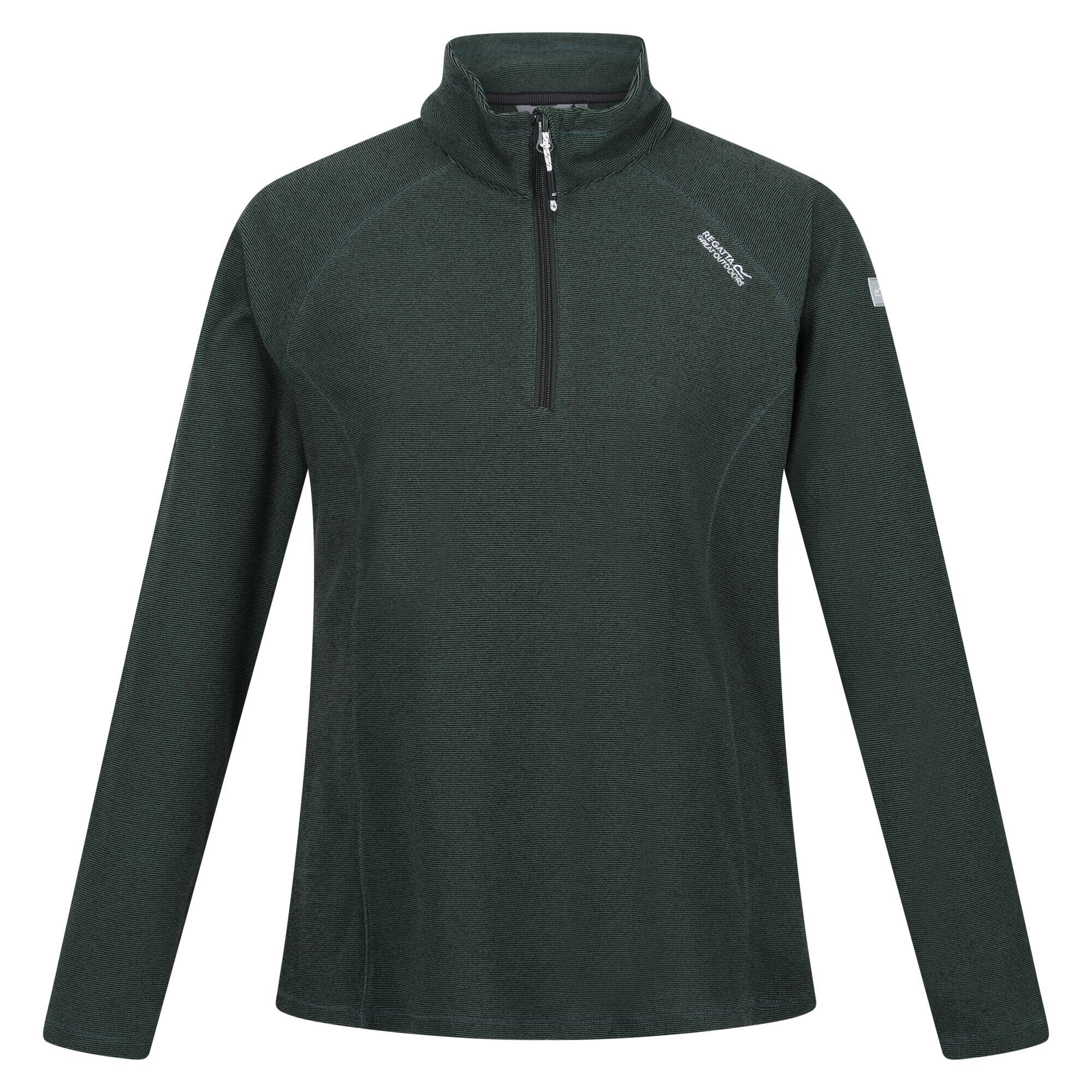 REGATTA Great Outdoors Womens/Ladies Montes Half Zip Fleece Top (Darkest Spruce)