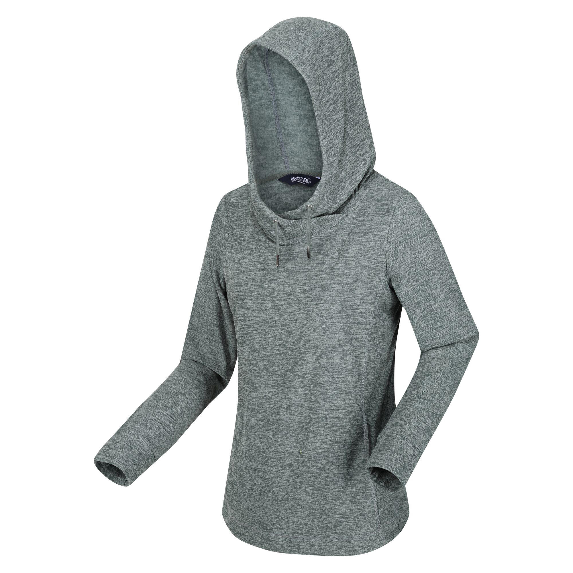 Womens/Ladies Kizmit II Fleece Top (Dark Grey Marl) 3/4