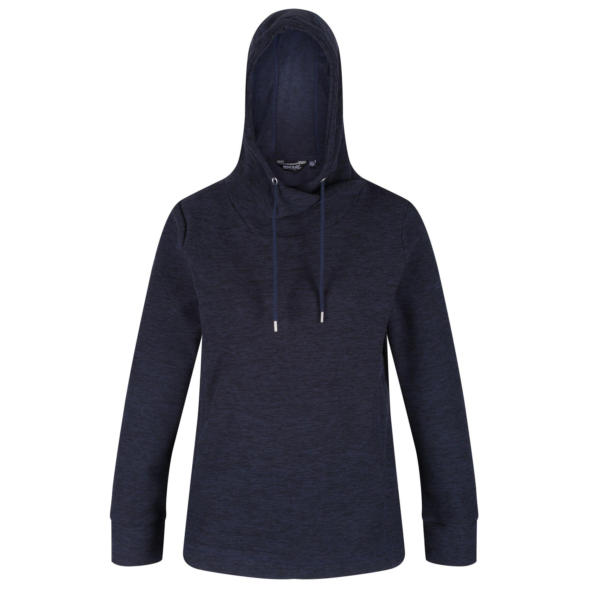 Women's KIZMIT hooded fleece (Navy / Black Chiné)