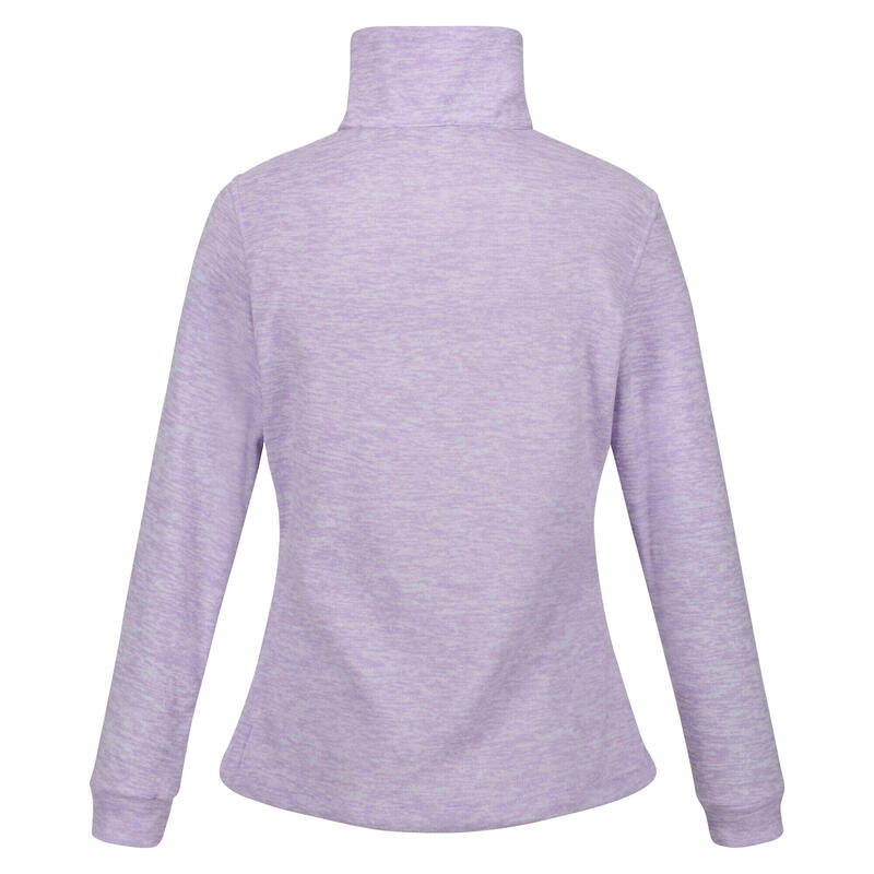 Dames Azaelia Marl Full Zip Fleecejack (Pastel Lila Marl)