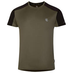 Tshirt DISCERNIBLE Homme (Vert lichen / Noir)