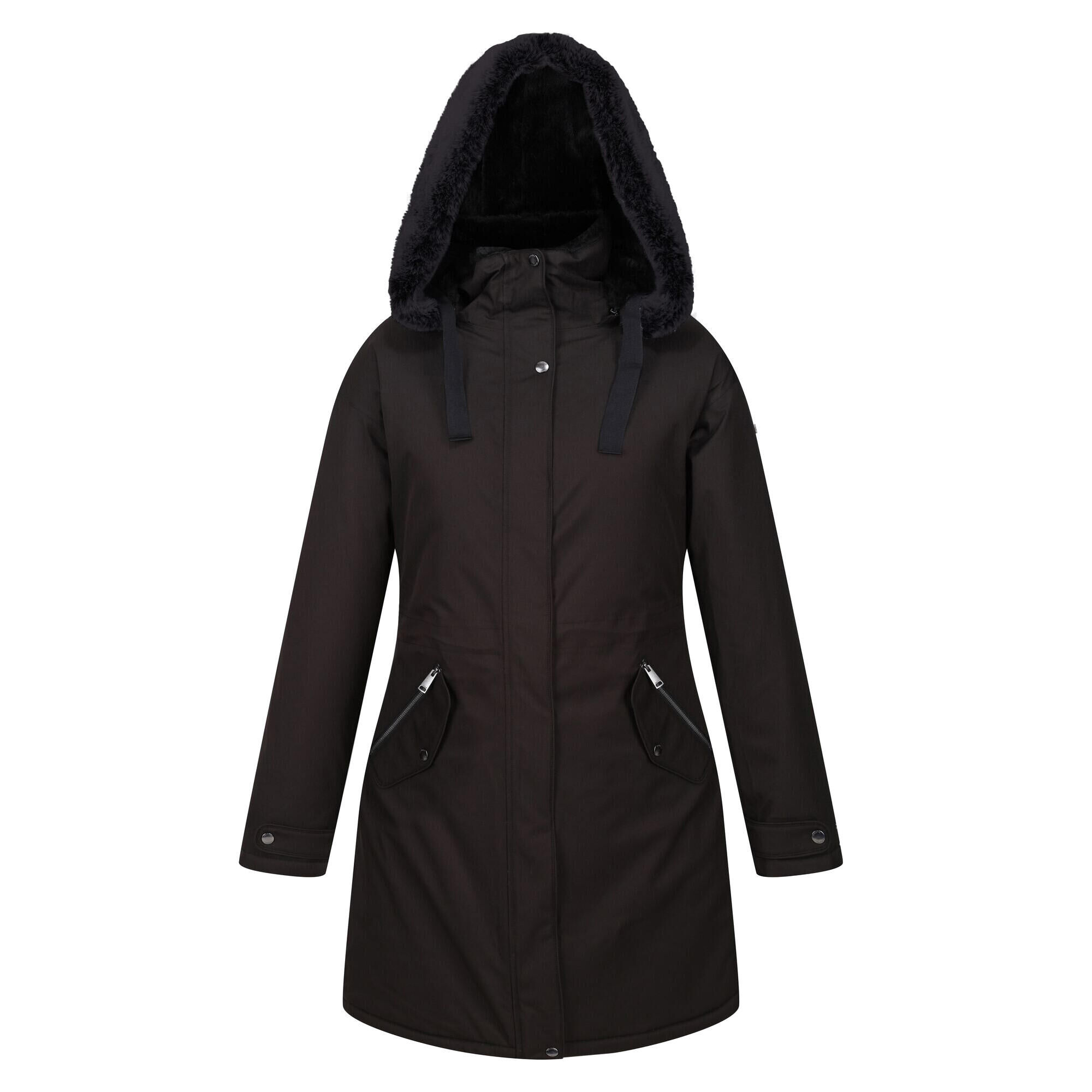 REGATTA Womens/Ladies Samaria Waterproof Jacket (Black)