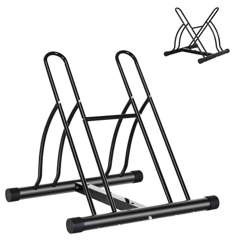 Soporte para Bicicletas HOMCOM 60x54x57 cm Negro