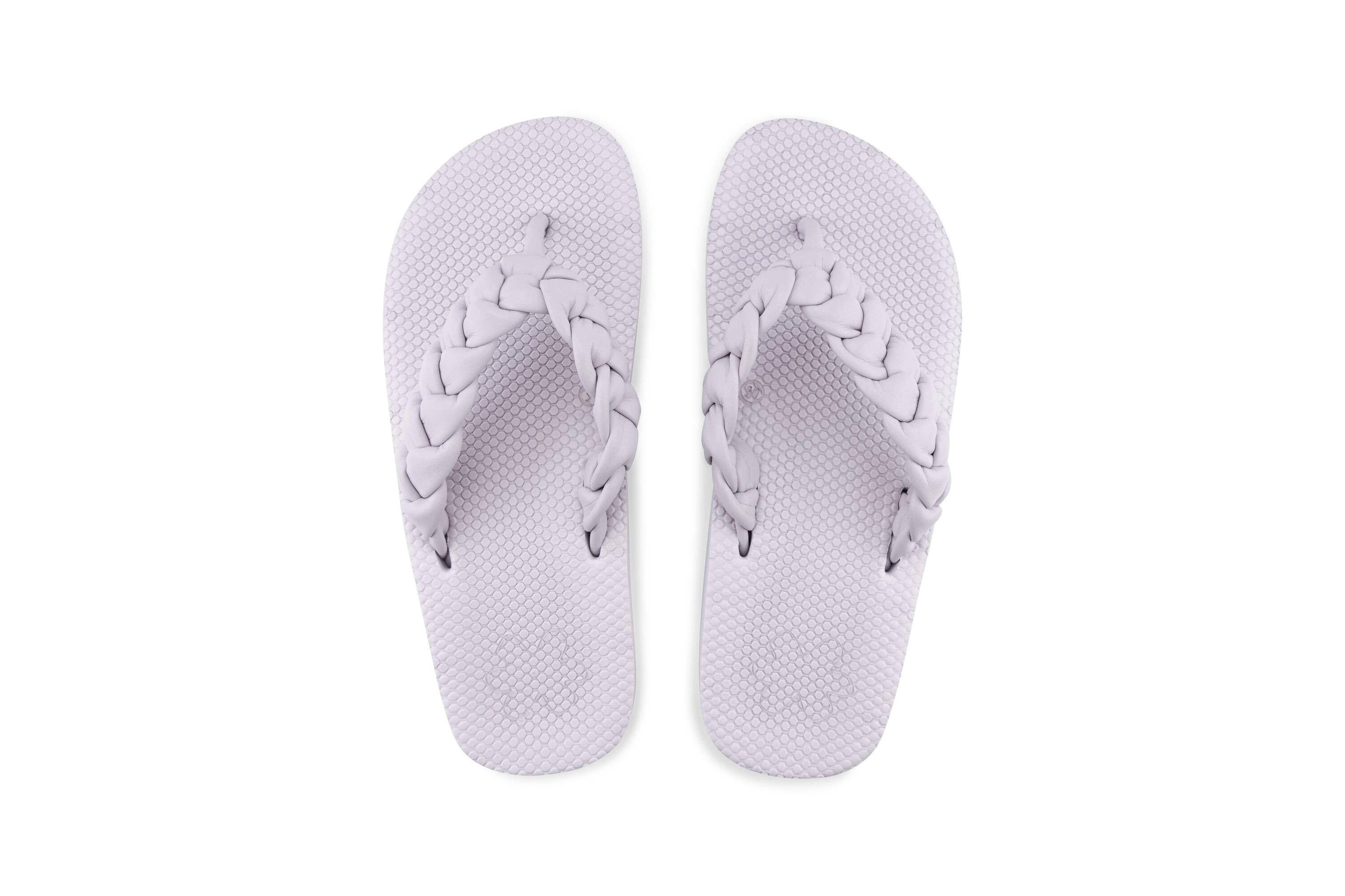 Femme comfy*weave tongs lilas lavande 3/4
