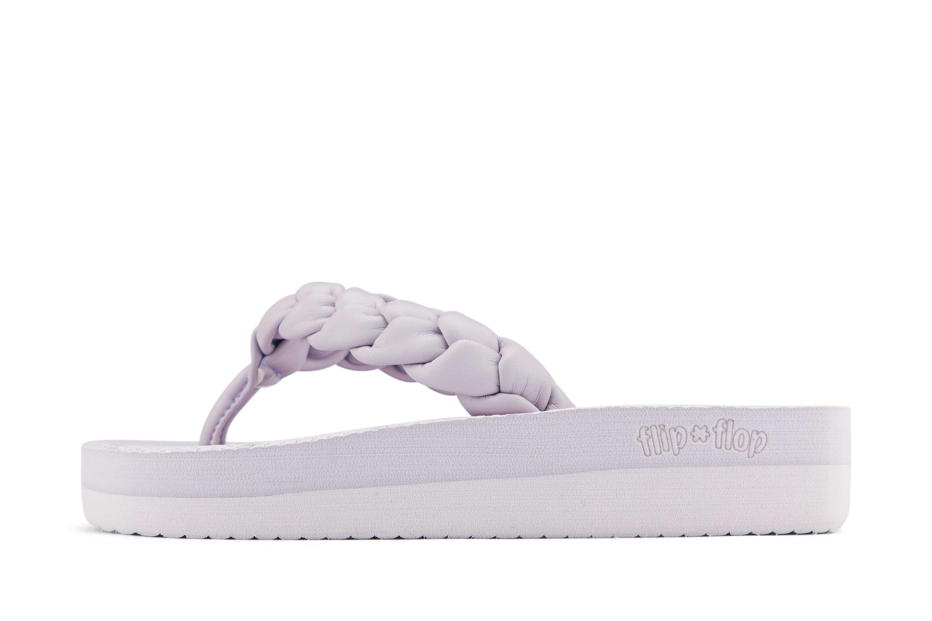 Femme comfy*weave tongs lilas lavande 2/4