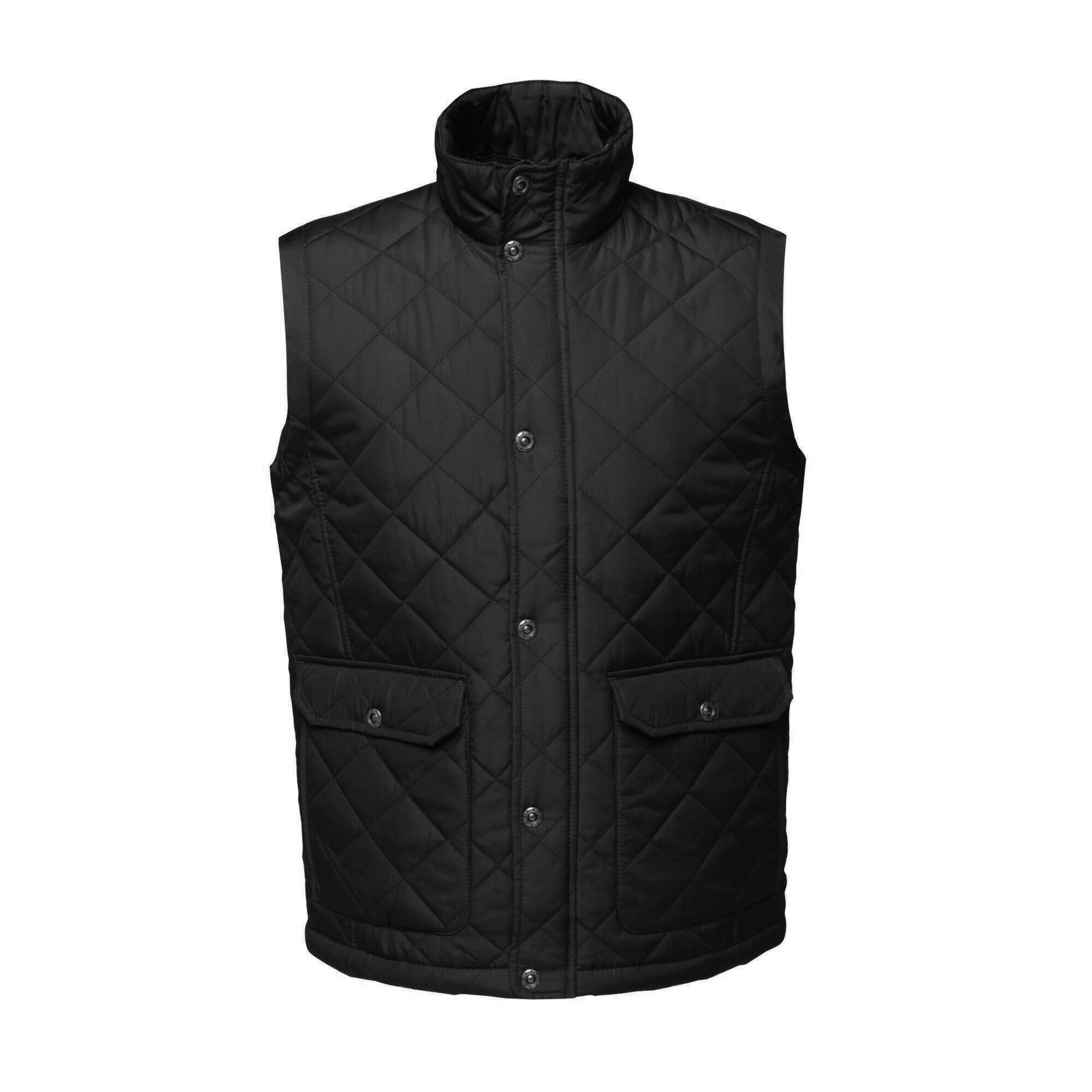 TYLER Men's sleeveless jacket (Black)