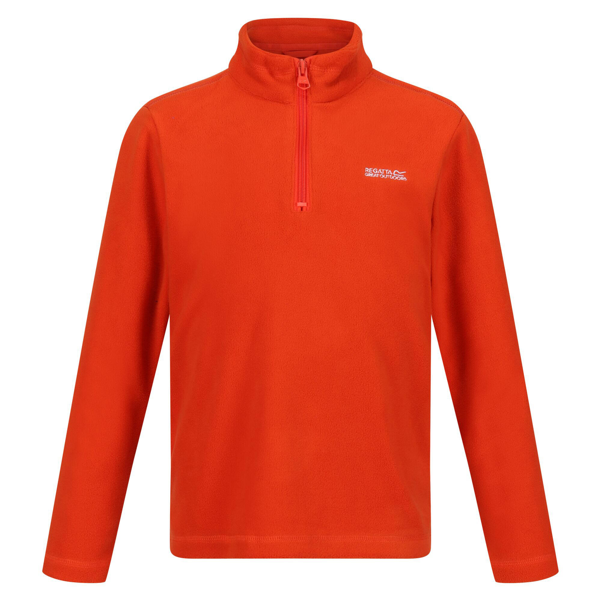 Great Outdoors Childrens/Kids Hot Shot II Half Zip Fleece Top (Rusty Orange) 1/5