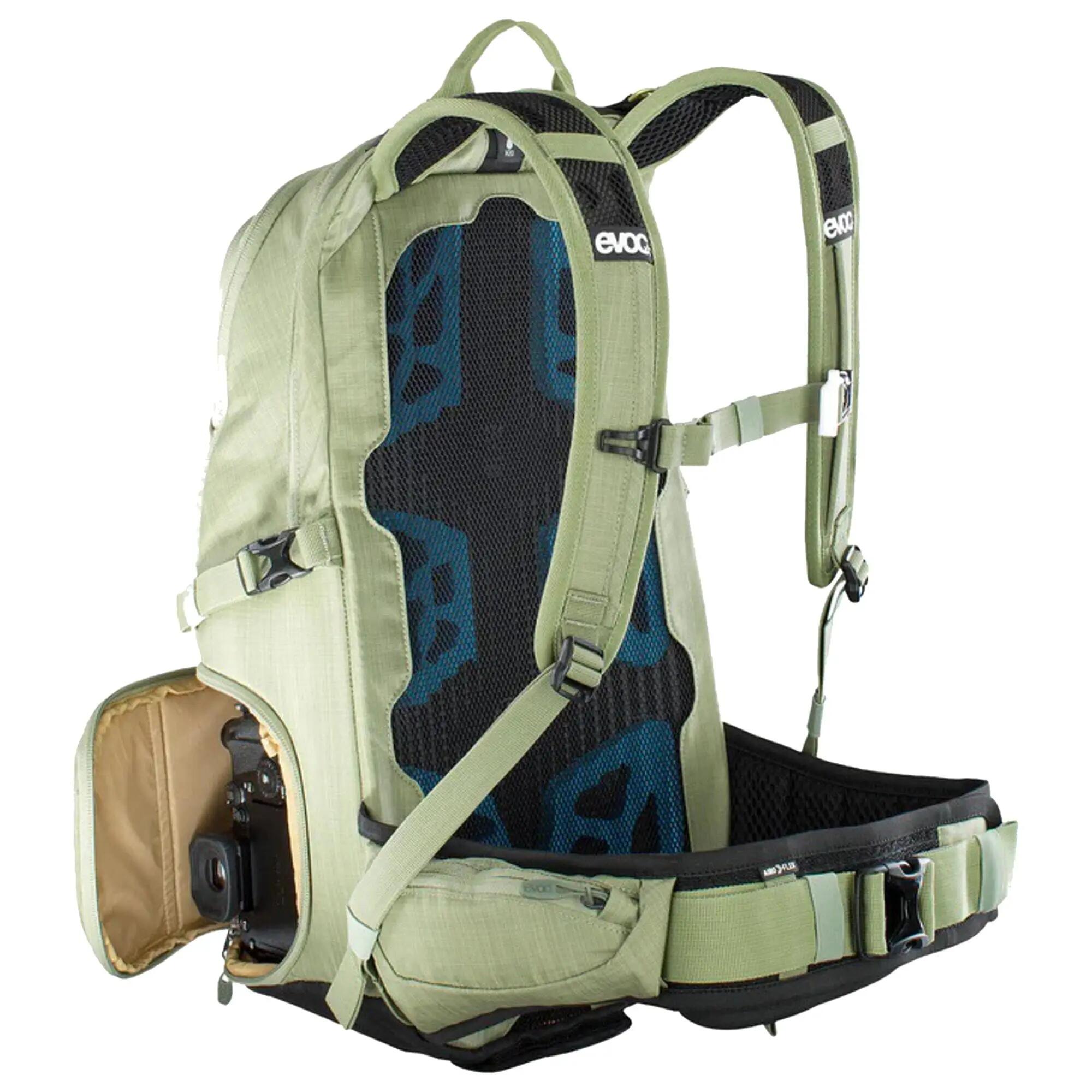 Plecak rowerowy Evoc Stage Capture 16 - heather light olive 2/7