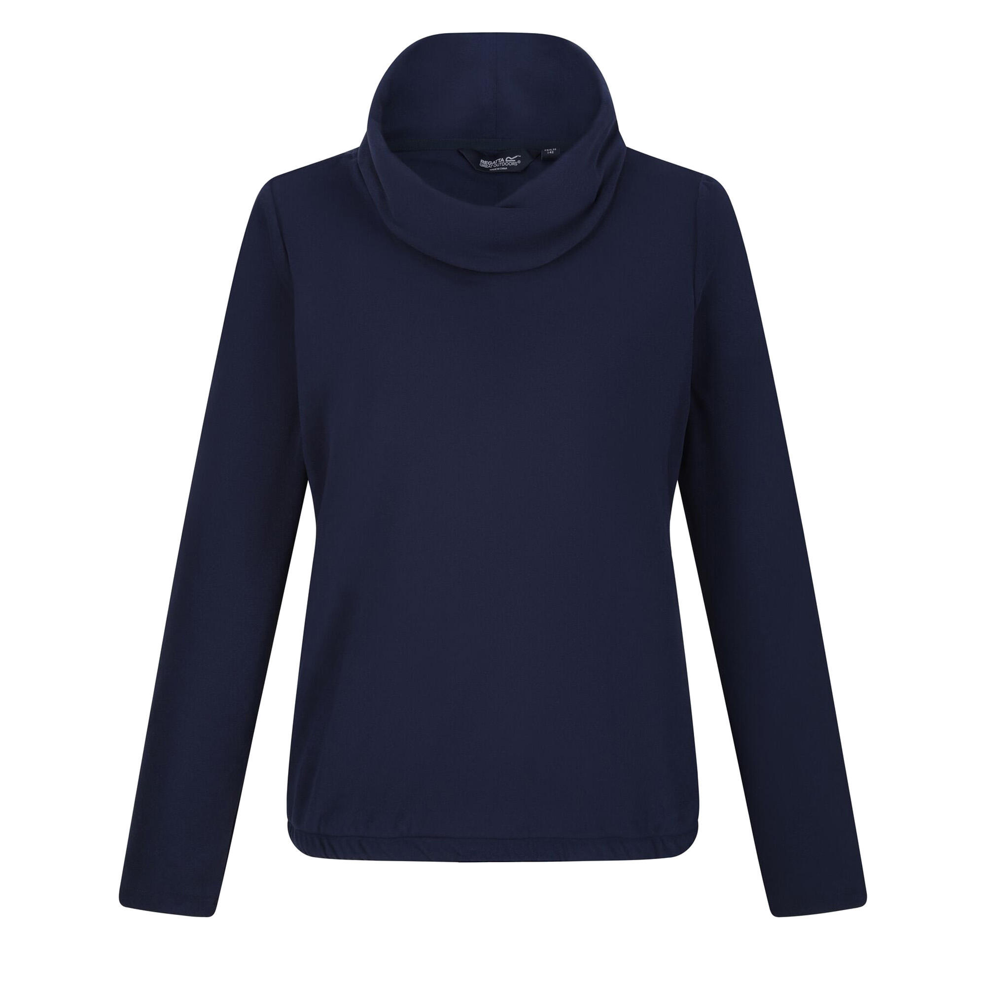 REGATTA Womens/Ladies Adarae Fleece Roll Neck Sweatshirt (Navy)