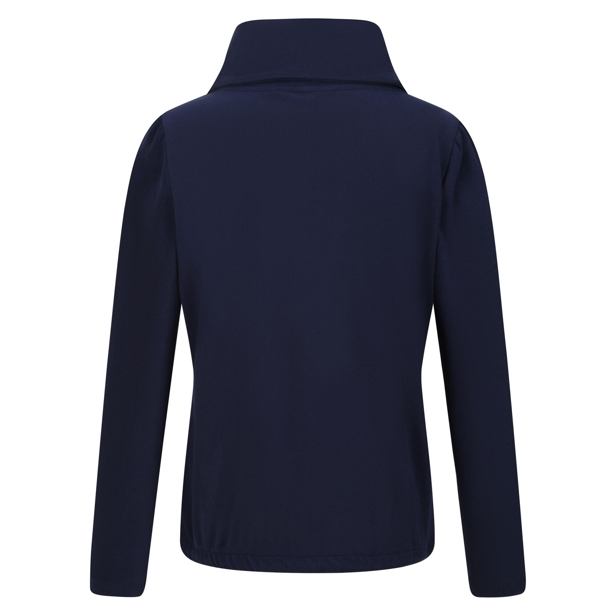 Womens/Ladies Adarae Fleece Roll Neck Sweatshirt (Navy) 2/5