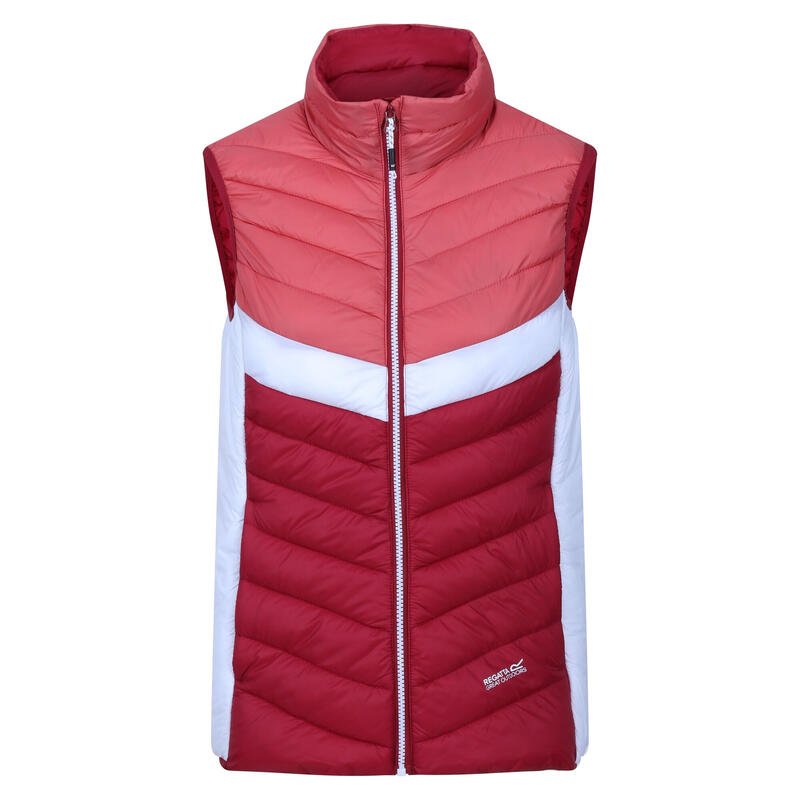 Dames Harrock II Baffled Gilet (Rumba Rood/Mineraal Rood)