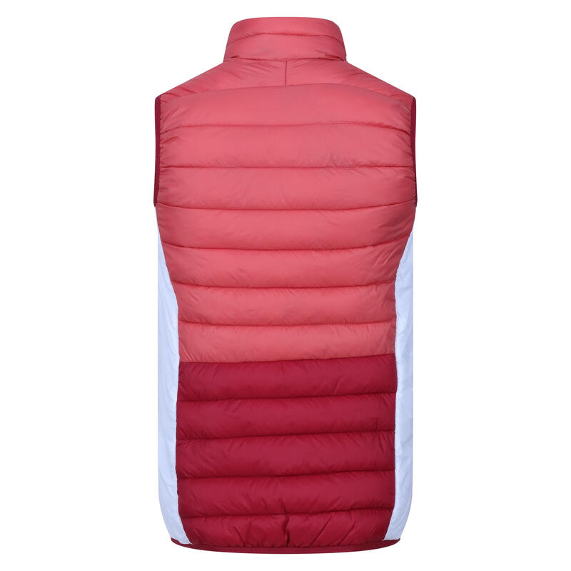 Dames Harrock II Baffled Gilet (Rumba Rood/Mineraal Rood)