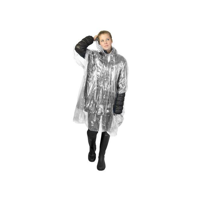 Pro Sport Lights - Poncho De Pluie Taille Unique Transparent - Poncho - Blanc - Taille Unique - Decathlon