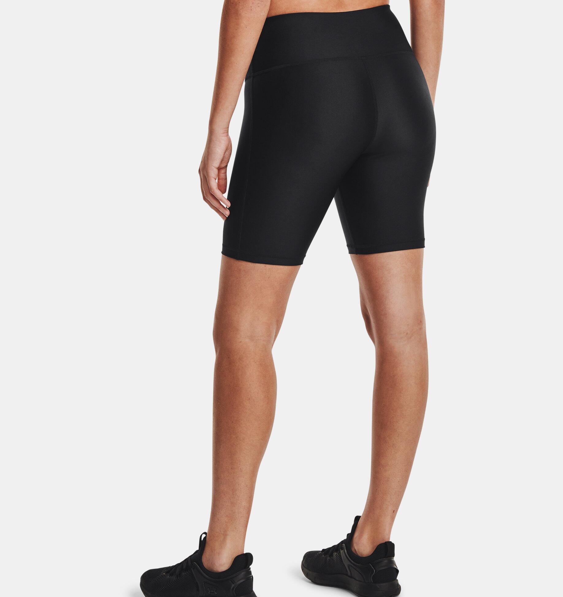 Sous short long noir Under Armour pour femme 2/7