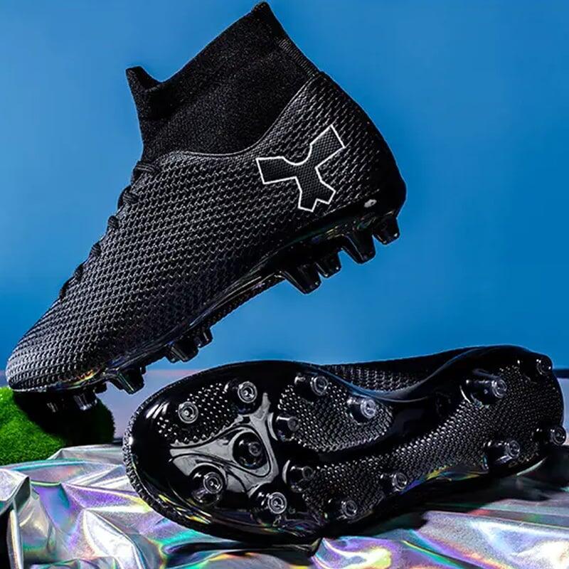 Ghete de fotbal FG MBrands cu glezniera 6.9 iarba/sintetic crampoane 38
