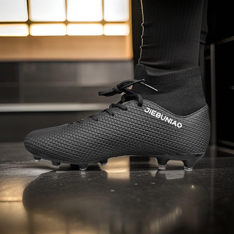 Ghete de fotbal FG MBrands cu glezniera 6.9 iarba/sintetic crampoane 38