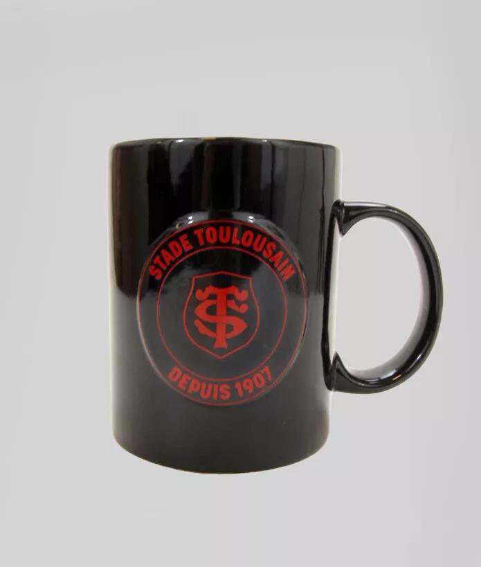 STADE TOULOUSAIN Tazza Nera Stade Toulousain Con Logo 3d Rosso