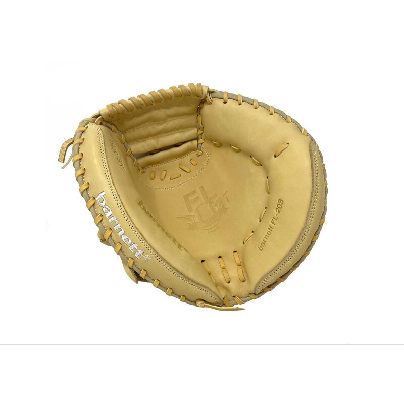 FL-203 REG mănușă de softball de înaltă calitate din piele, bej, dreptaci