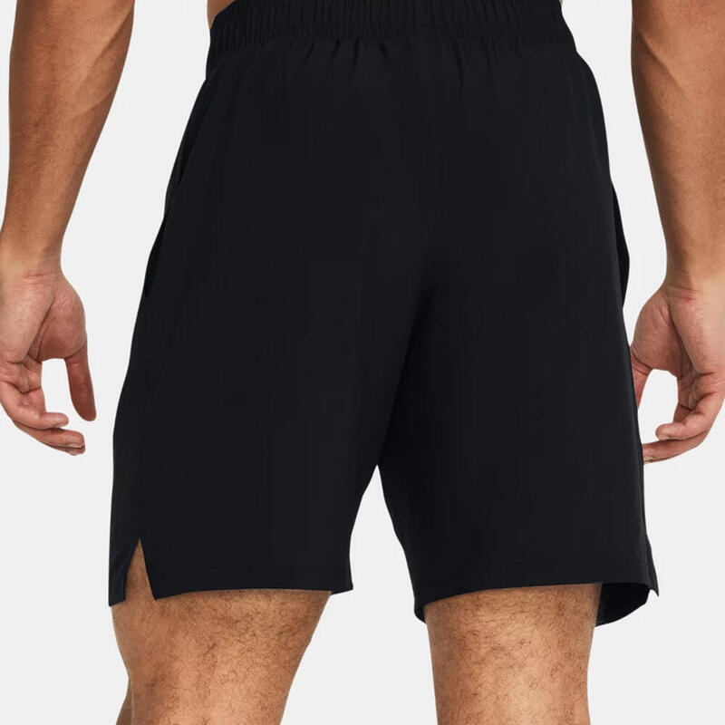 SHORT UNDER ARMOUR WOVEN WORDMARK NOIR HOMME