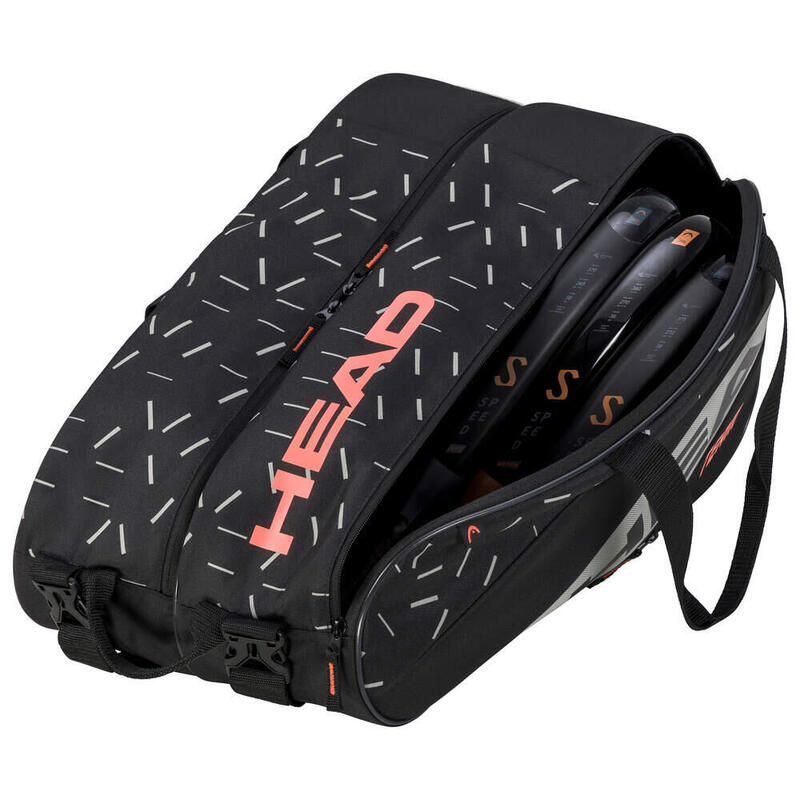 HEAD Padeltas Team Padel Bag L Zwart