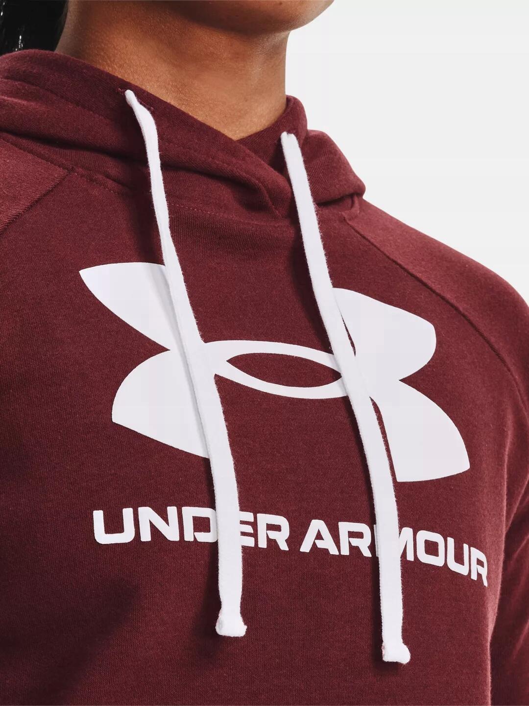 Sweat à capuche femme Under Armour Rival, coupe ample 6/6