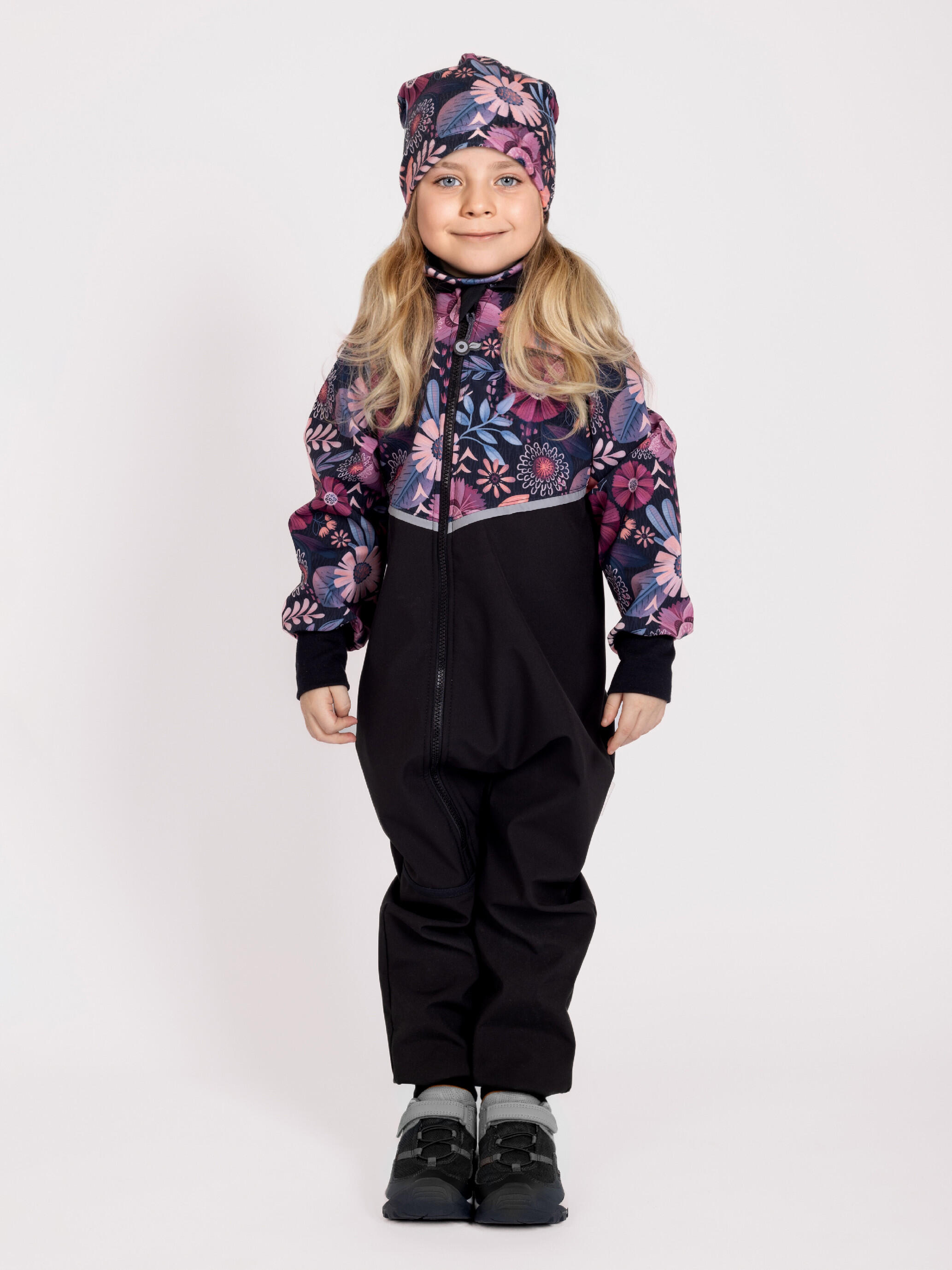 Batolecí softshellová kombinéza s fleecem Mini 2/7