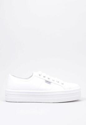 Zapatillas Deportivas Mujer Victoria BARCELONA PLATAFORMA LONA Blanco
