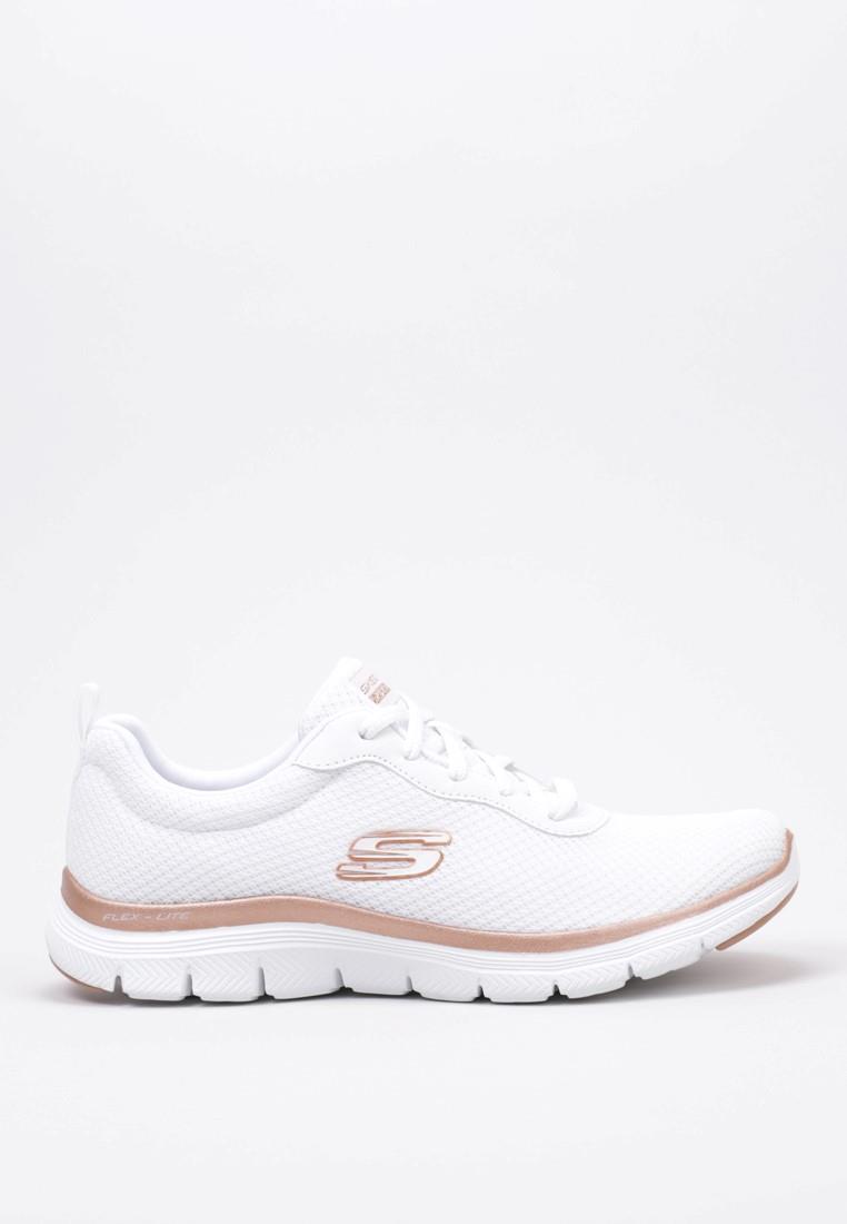 SKECHERS Sportschoenen voor Dames Skechers Mesh Lace-Up W Wit