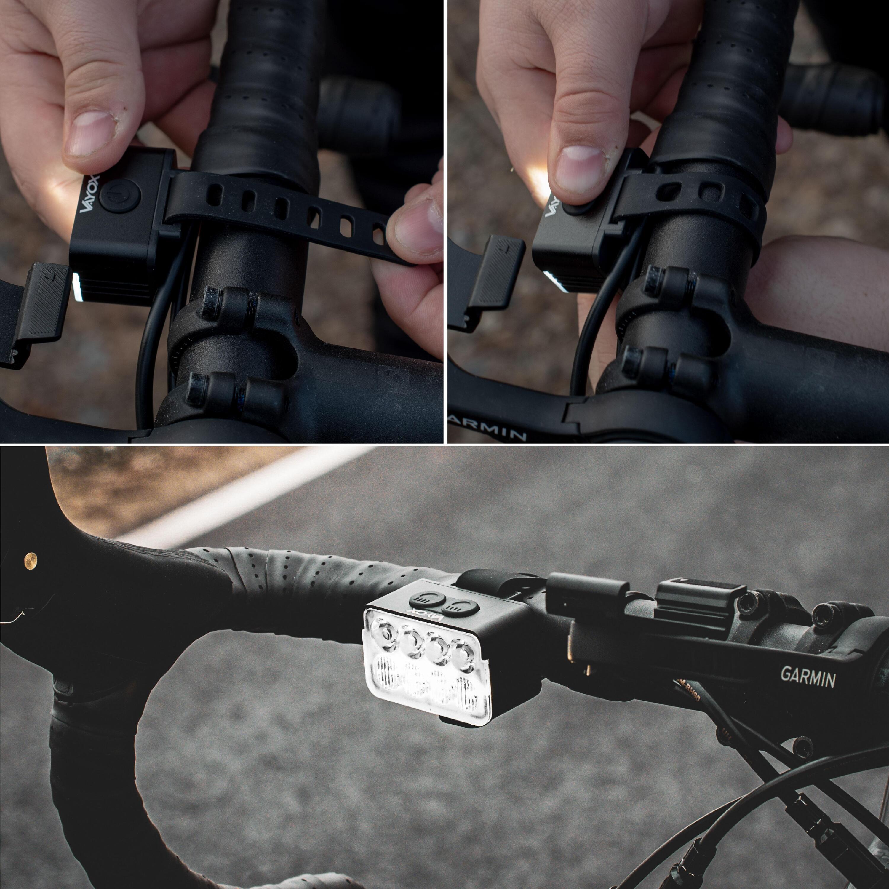 Set di luci per bici VAYOX VA0151 + VA0152 anteriore e posteriore USB-C 6/6