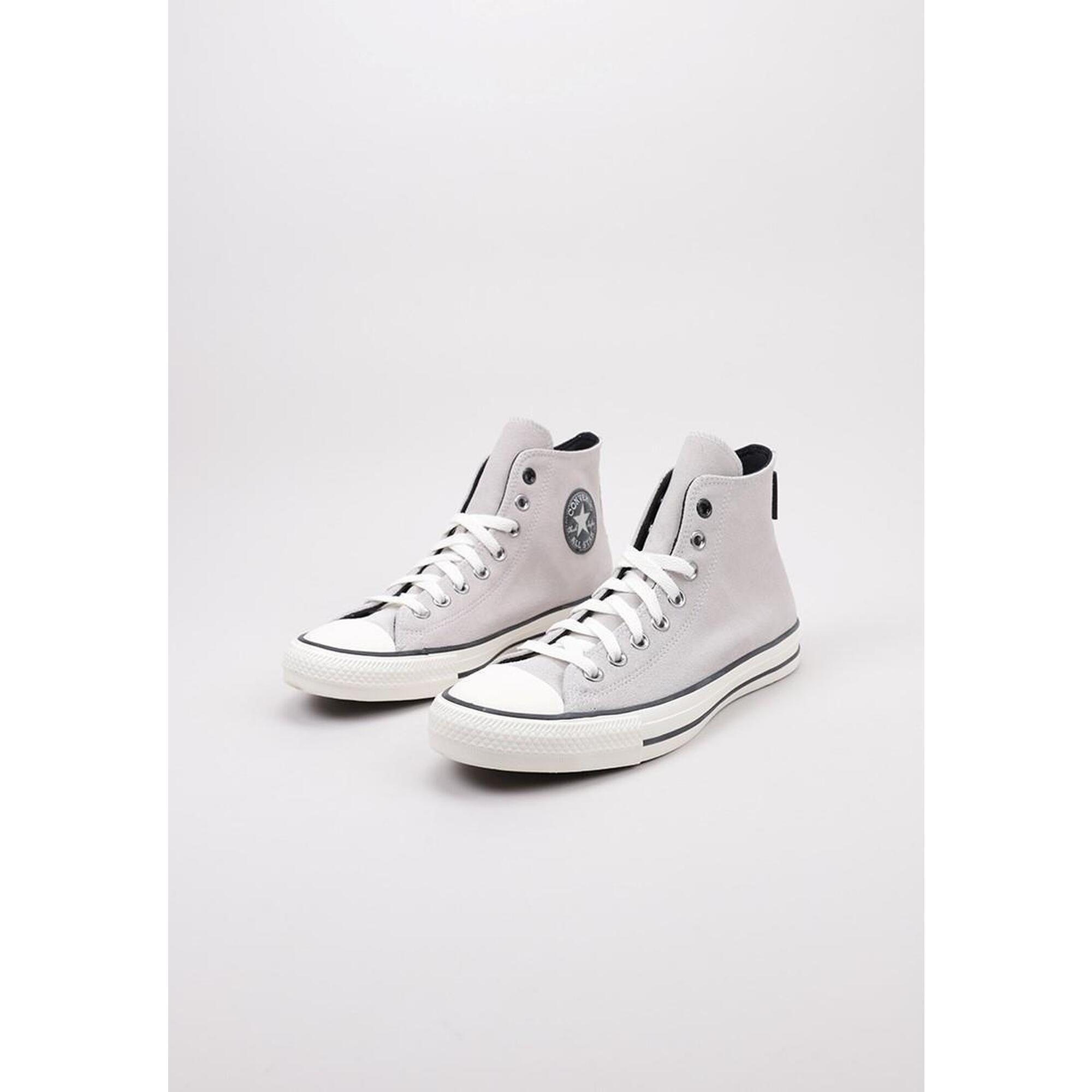 Pantofi Converse Chuck Taylor All Star Din Piele Intoarsa Gri