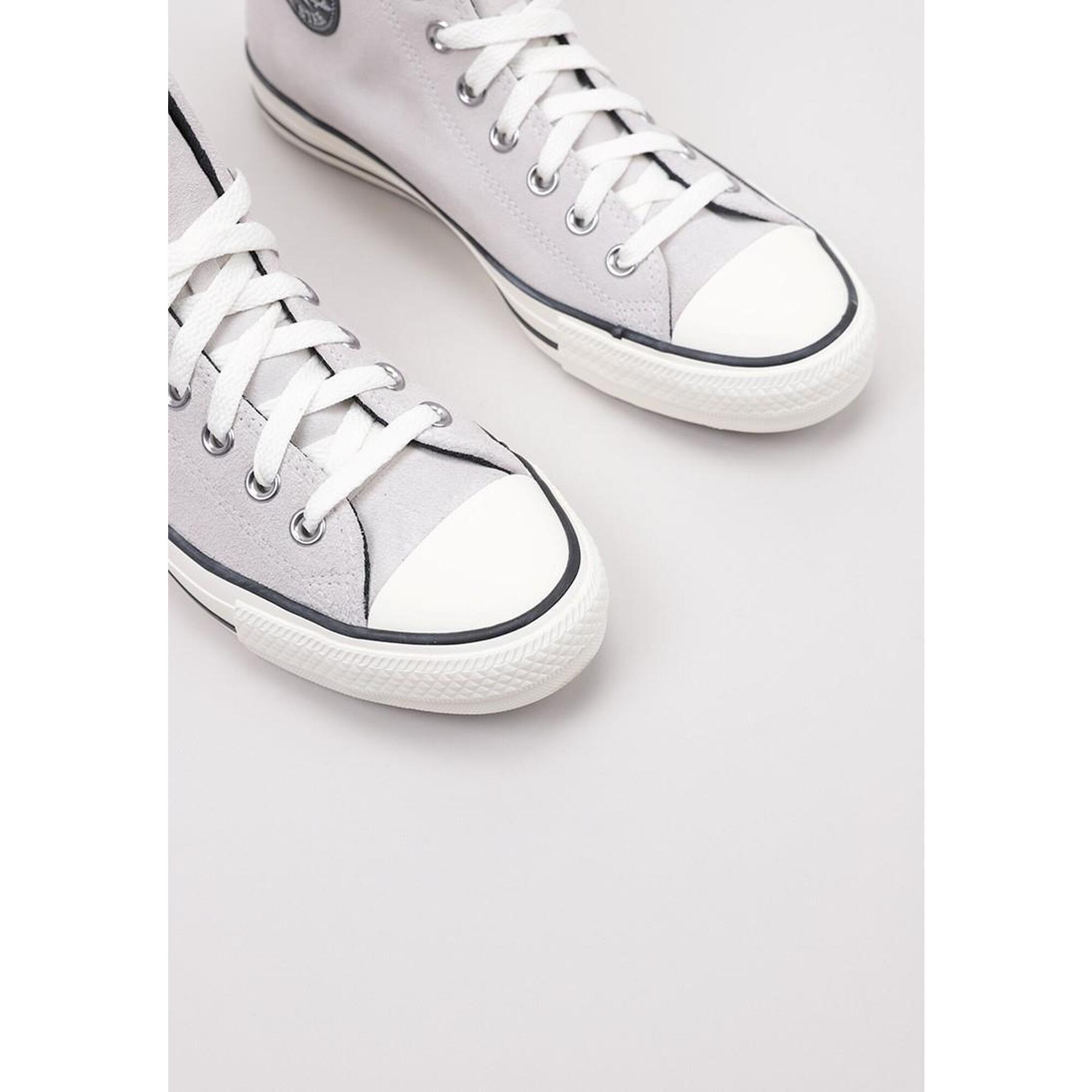 Pantofi Converse Chuck Taylor All Star Din Piele Intoarsa Gri