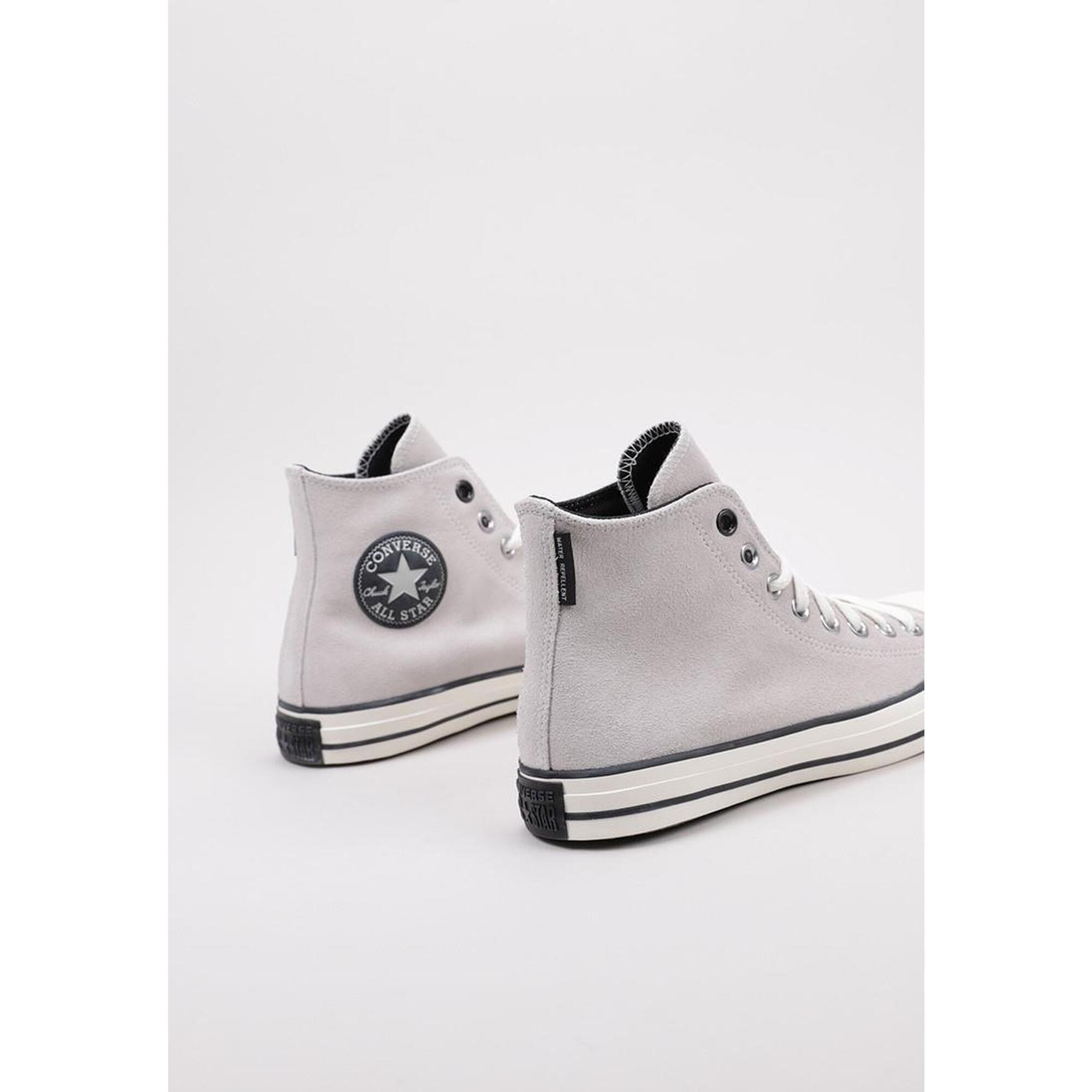 Pantofi Converse Chuck Taylor All Star Din Piele Intoarsa Gri