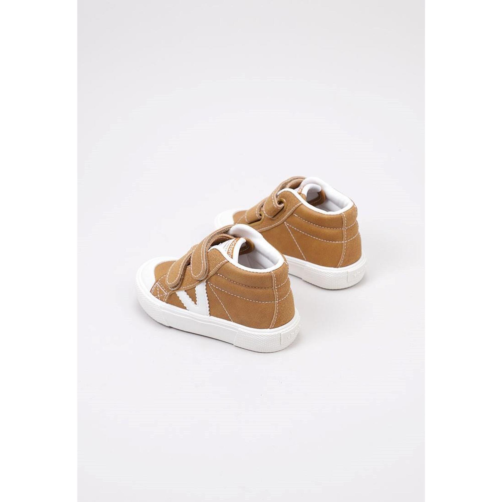 Zapatillas Deportivas Niños VICTORIA TRIBU TIRAS EFECTO PIEL Camel