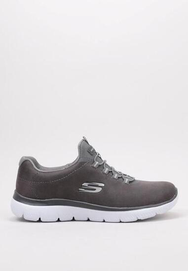 Zapatillas Deportivas Mujer Skechers Summits-Itz Bazik Gris